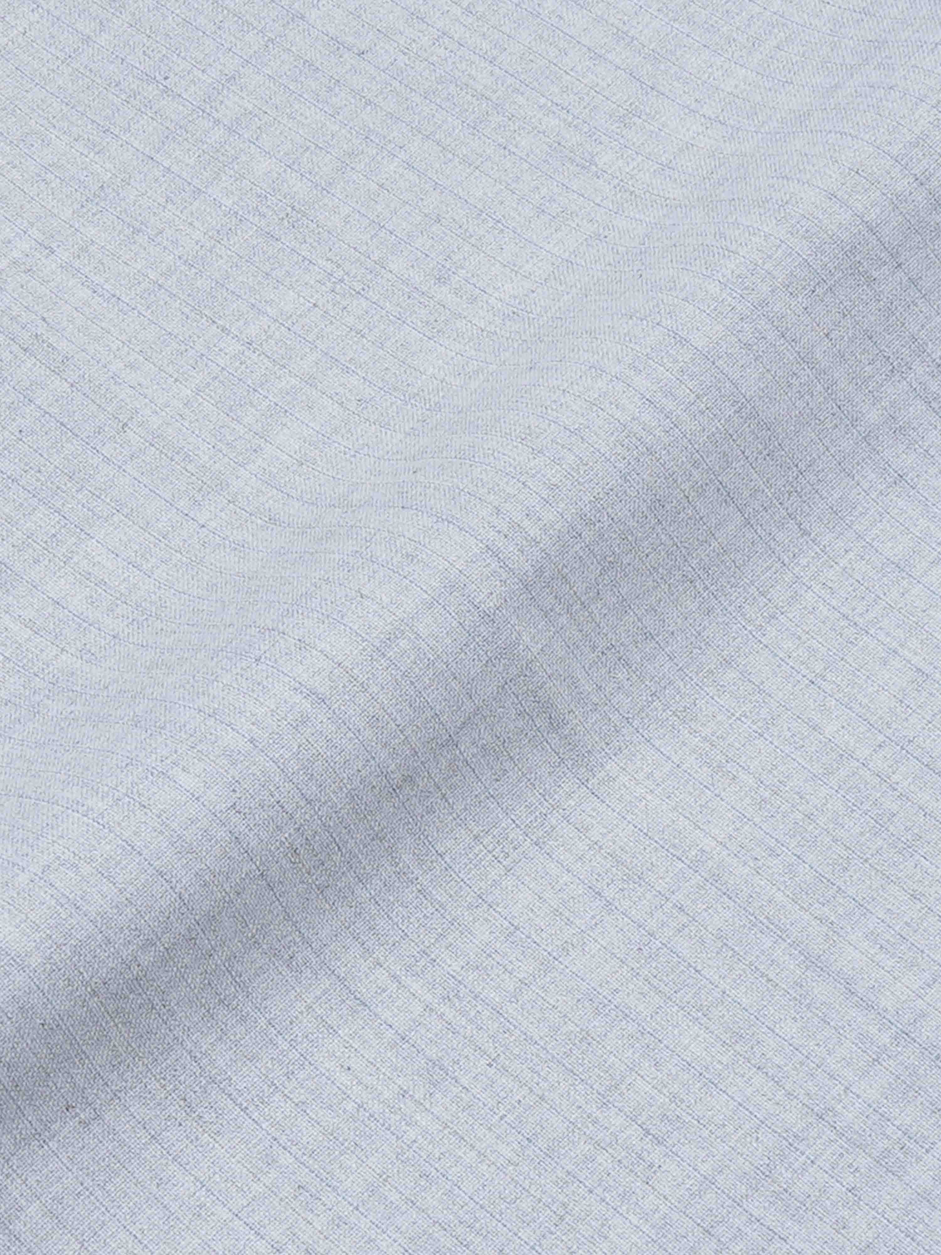 Soft Miracle Light Grey Striped Relaxed Pants