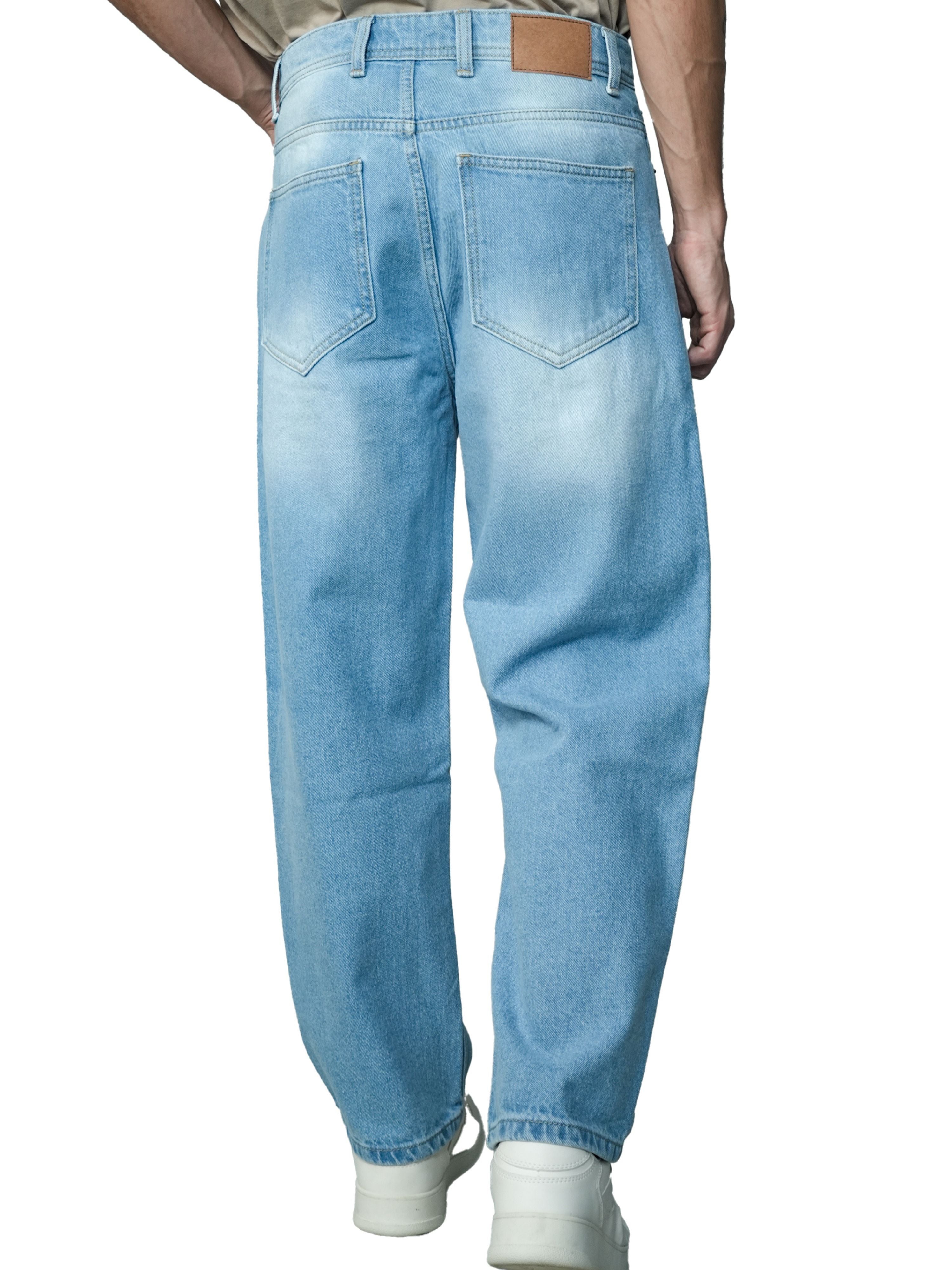 Classic Edge Relaxed Denims In Blue