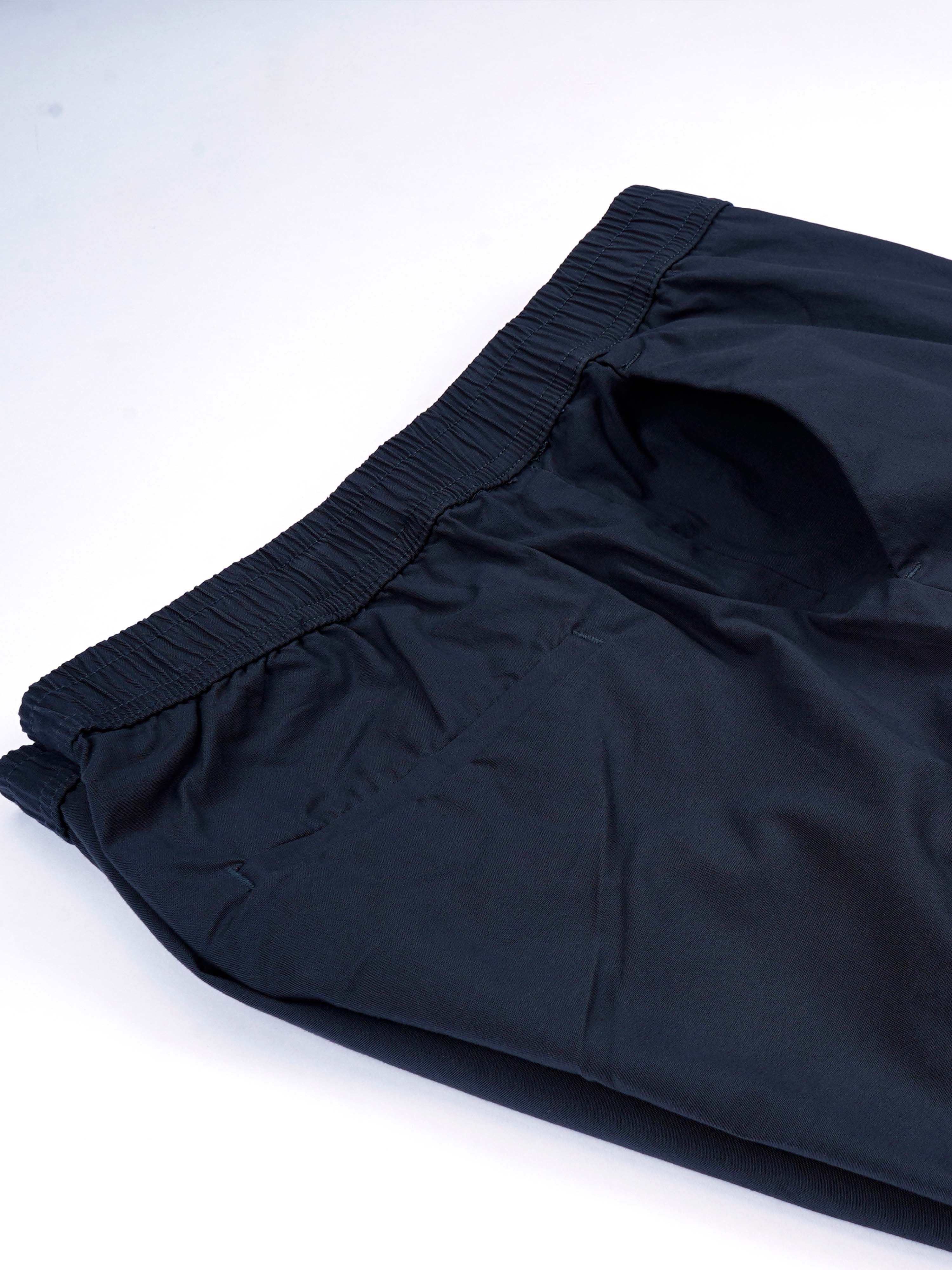 Grey Cotton Joggers Men Cargo Pants