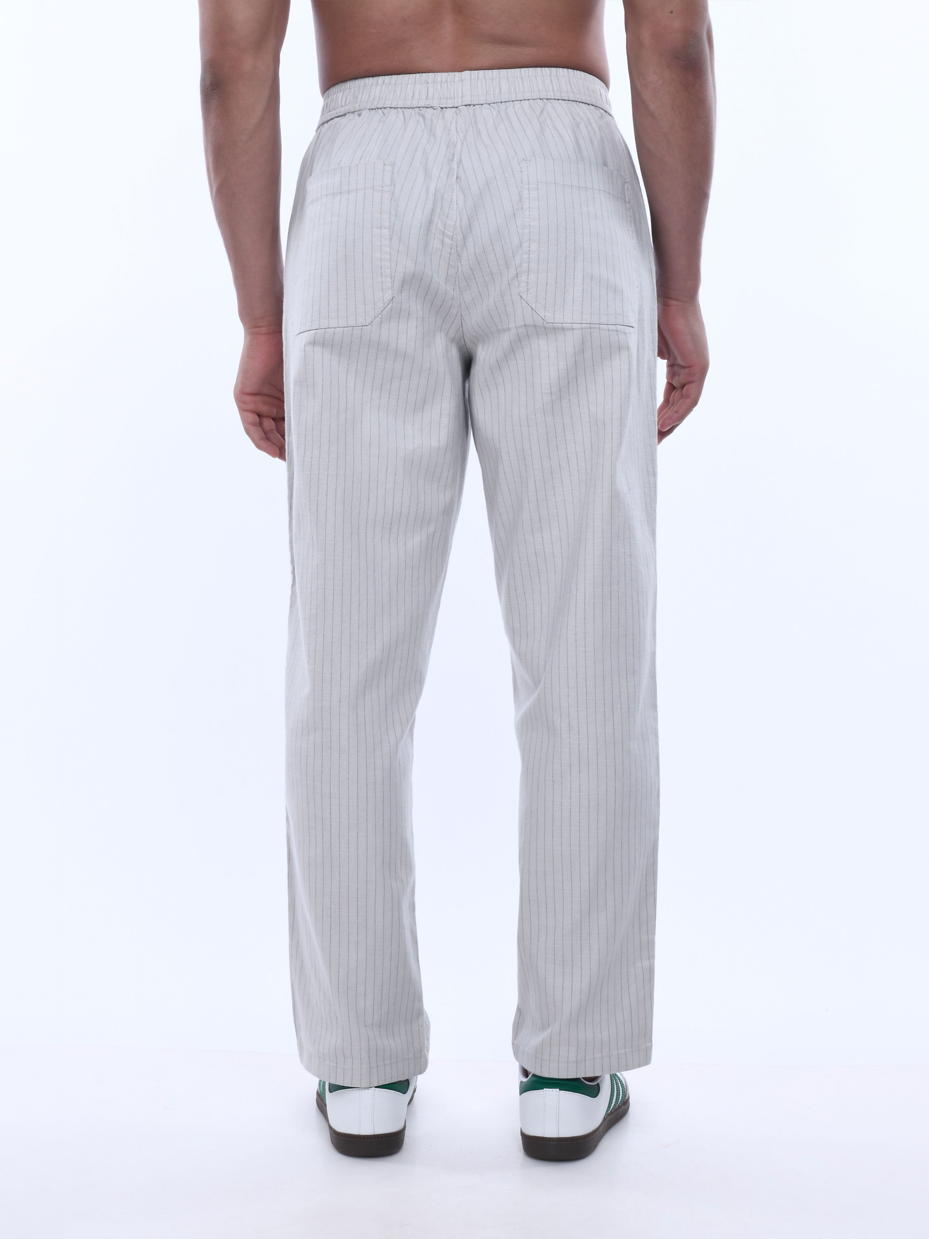 Grey Cargo Joggers Pants