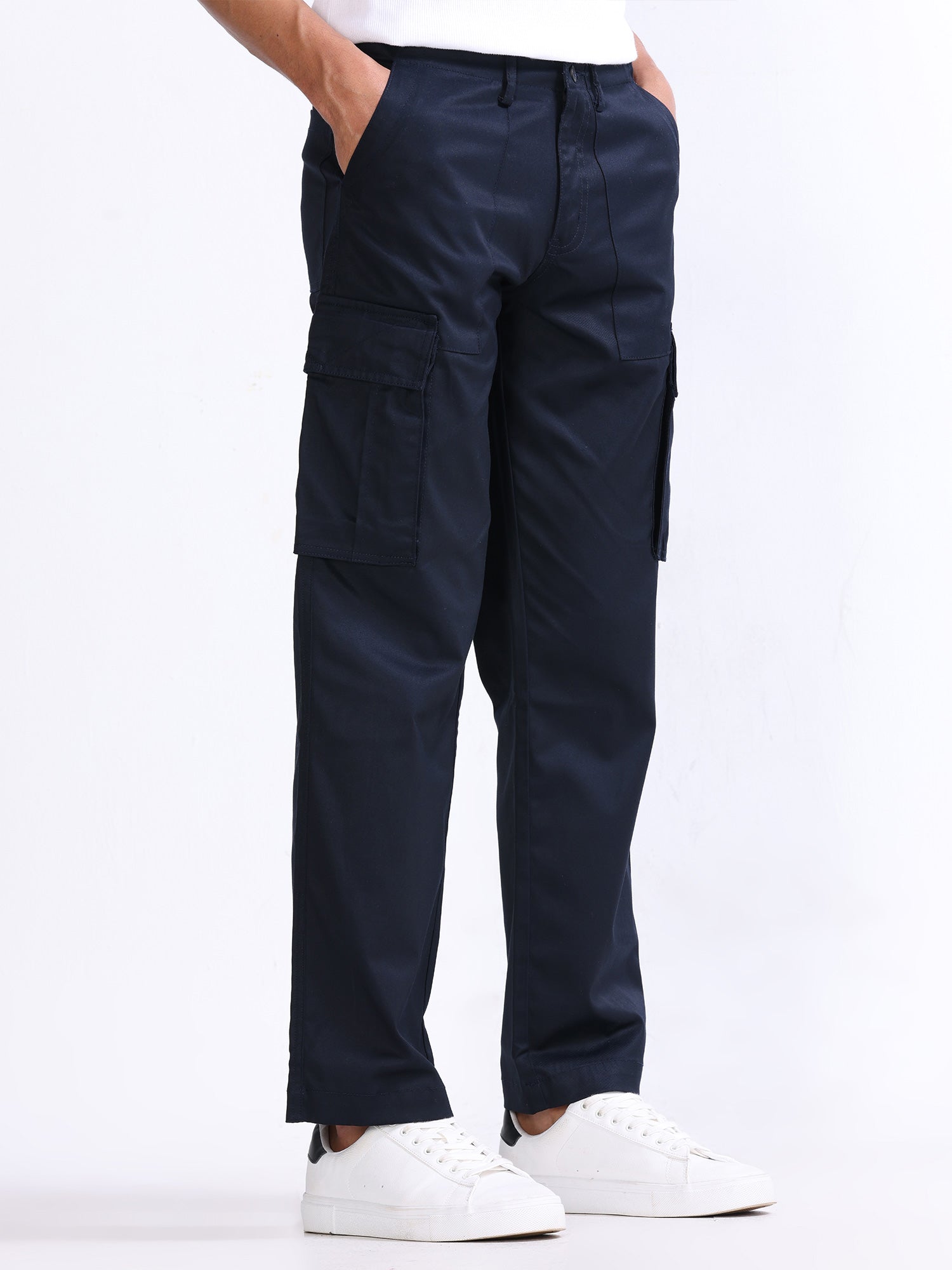 Navy Relaxed Cargo