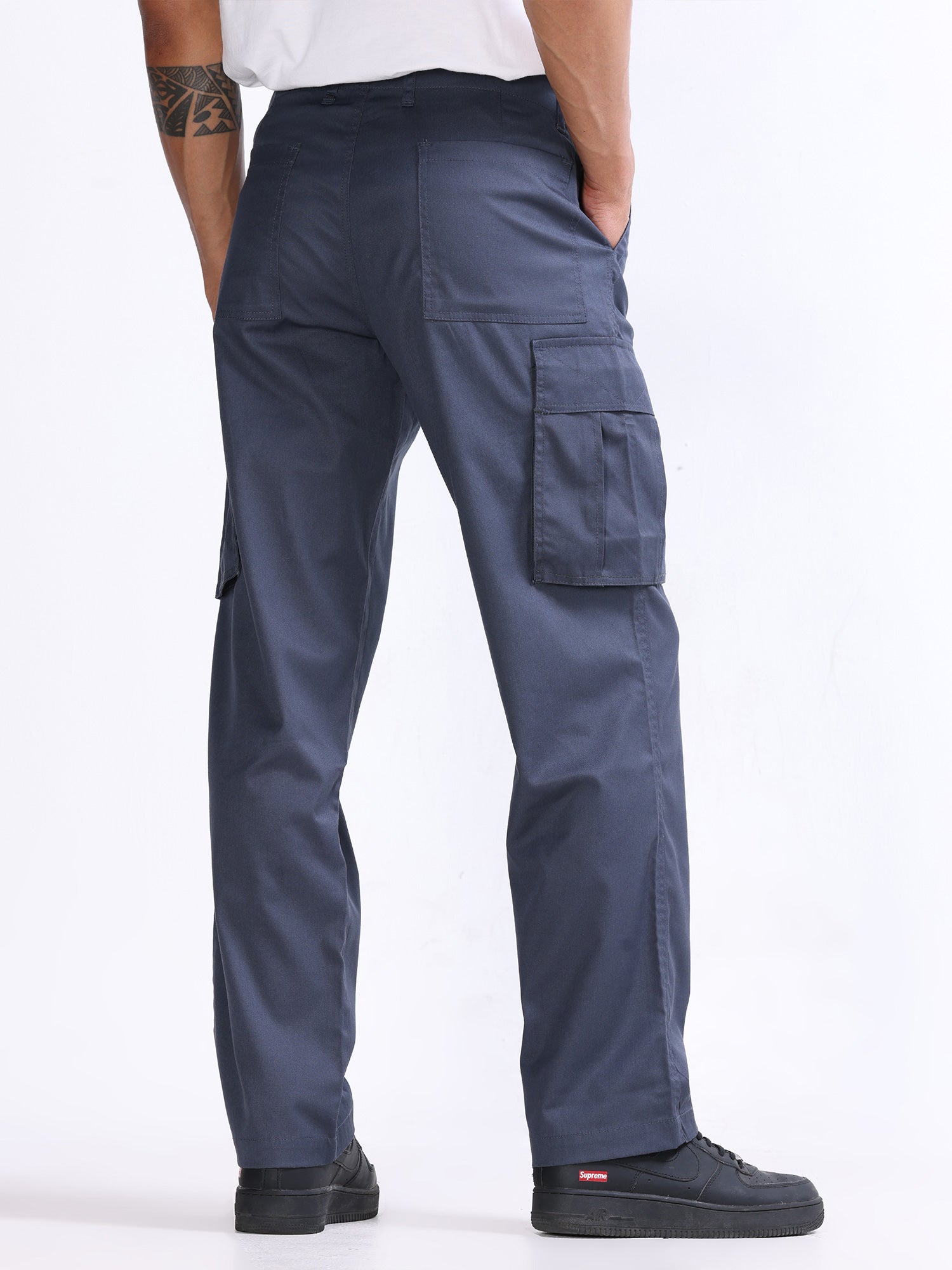 Grey Relaxed Cargo