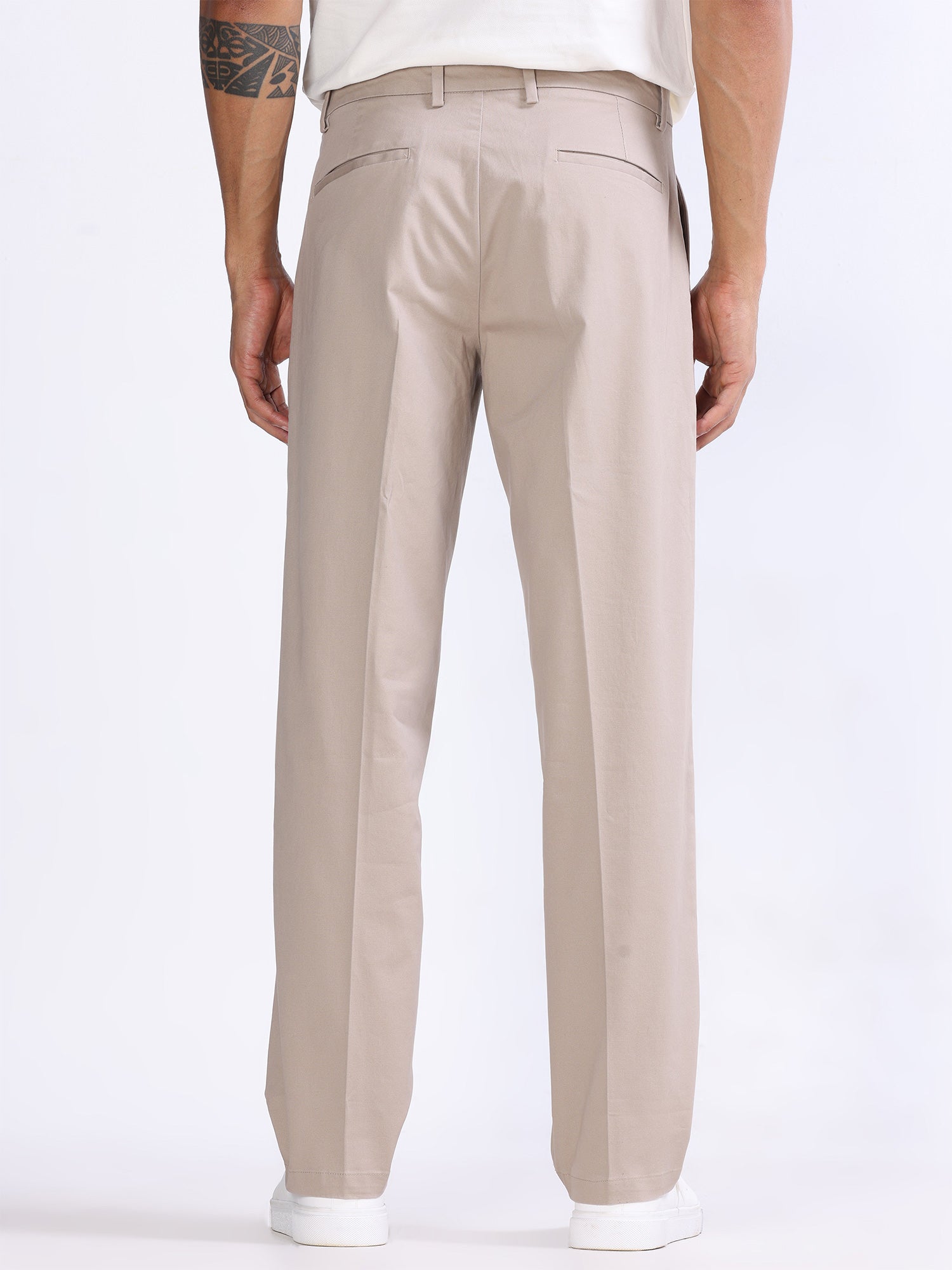 Beige Relaxed Pant