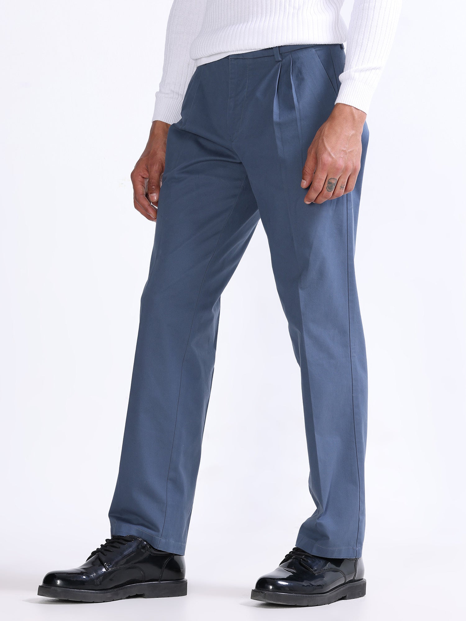 Blue Relaxed Pant