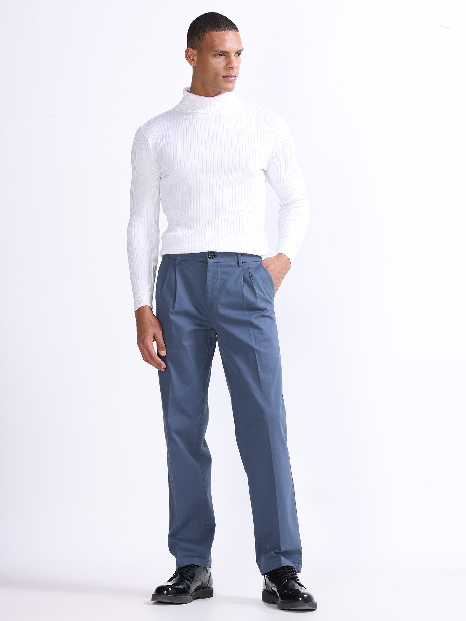 Blue Relaxed Pant