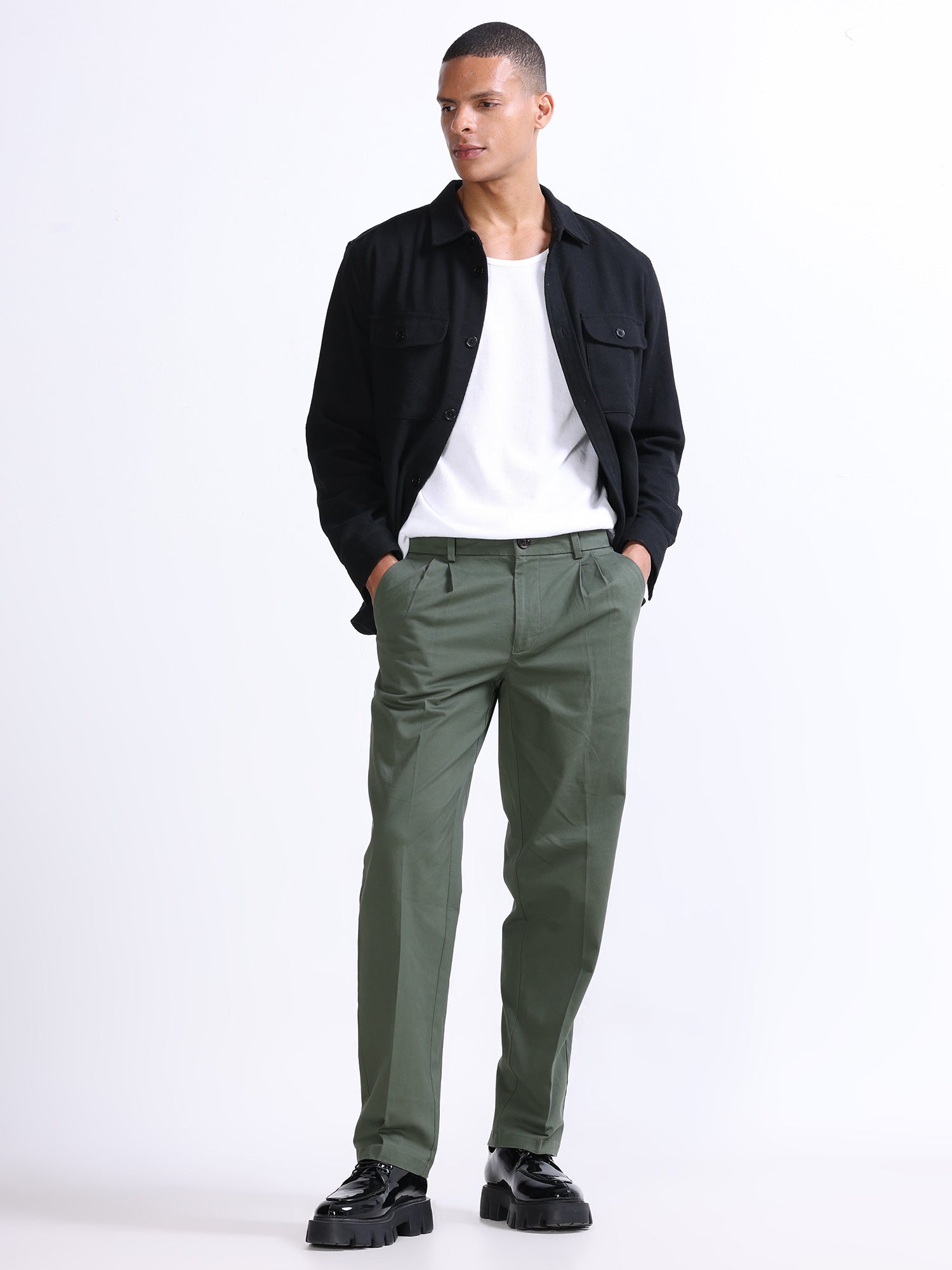 Pine Olive Relaxed Pant