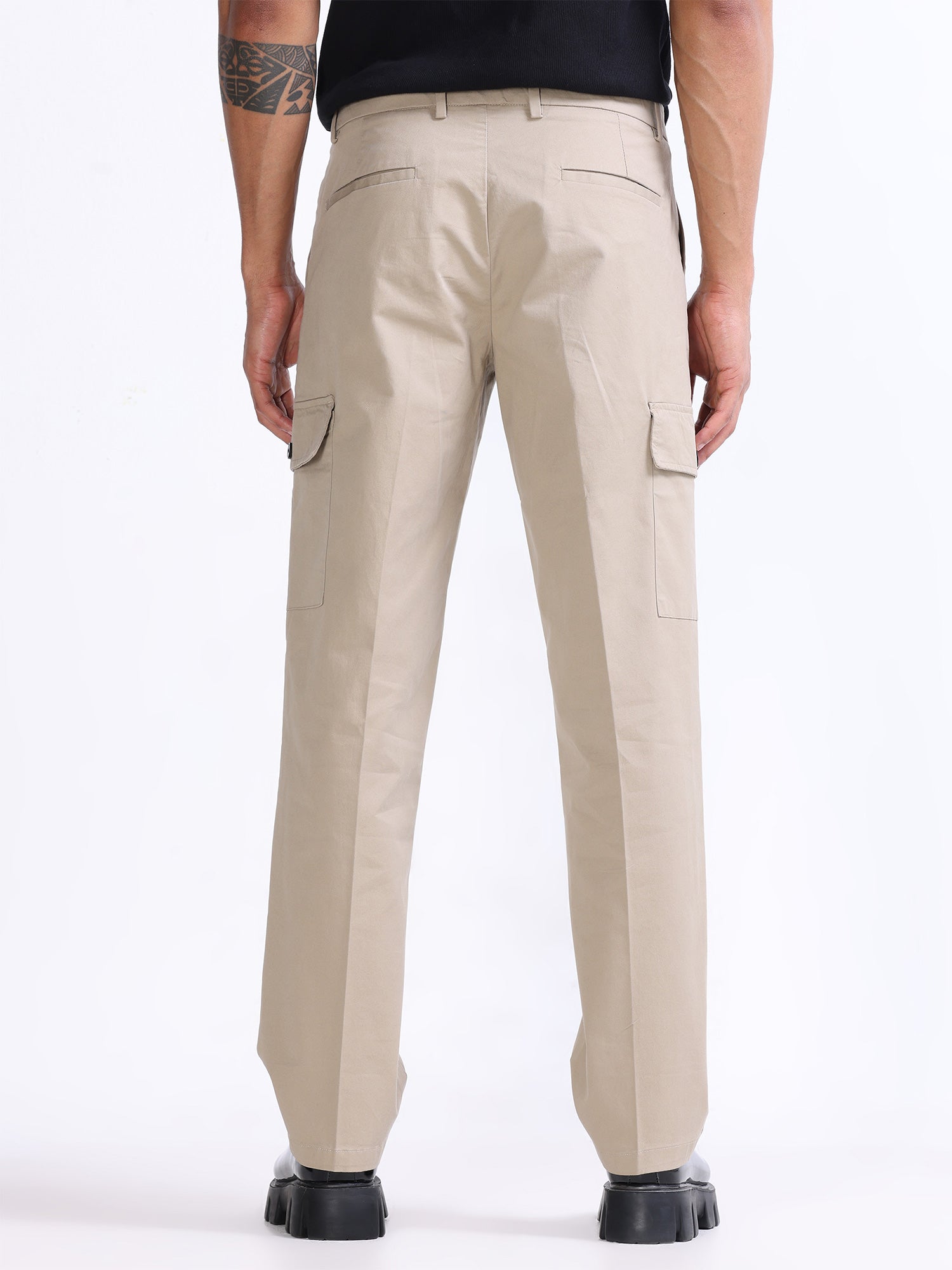 Khaki Relaxed Cargo