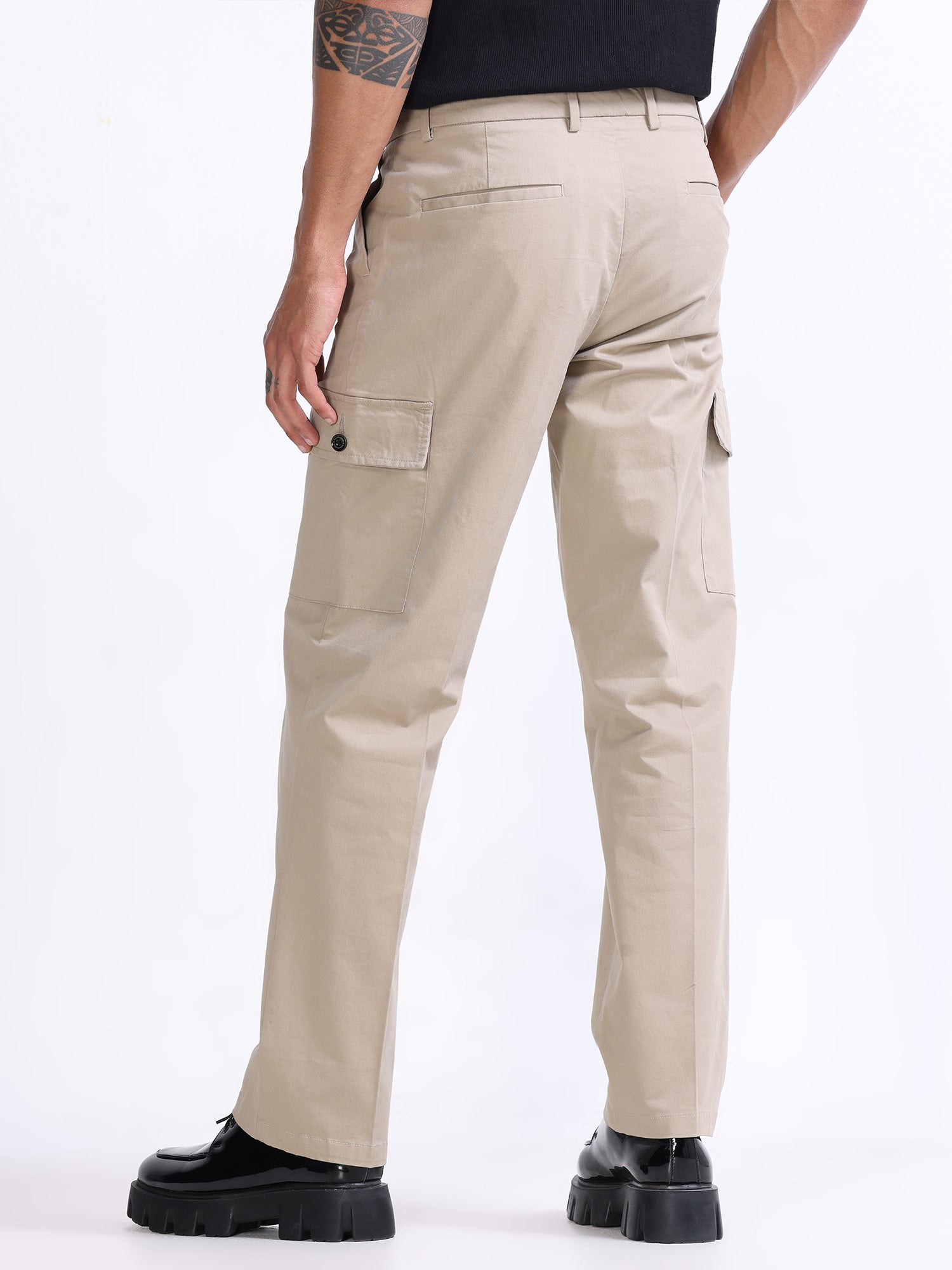 Khaki Relaxed Cargo