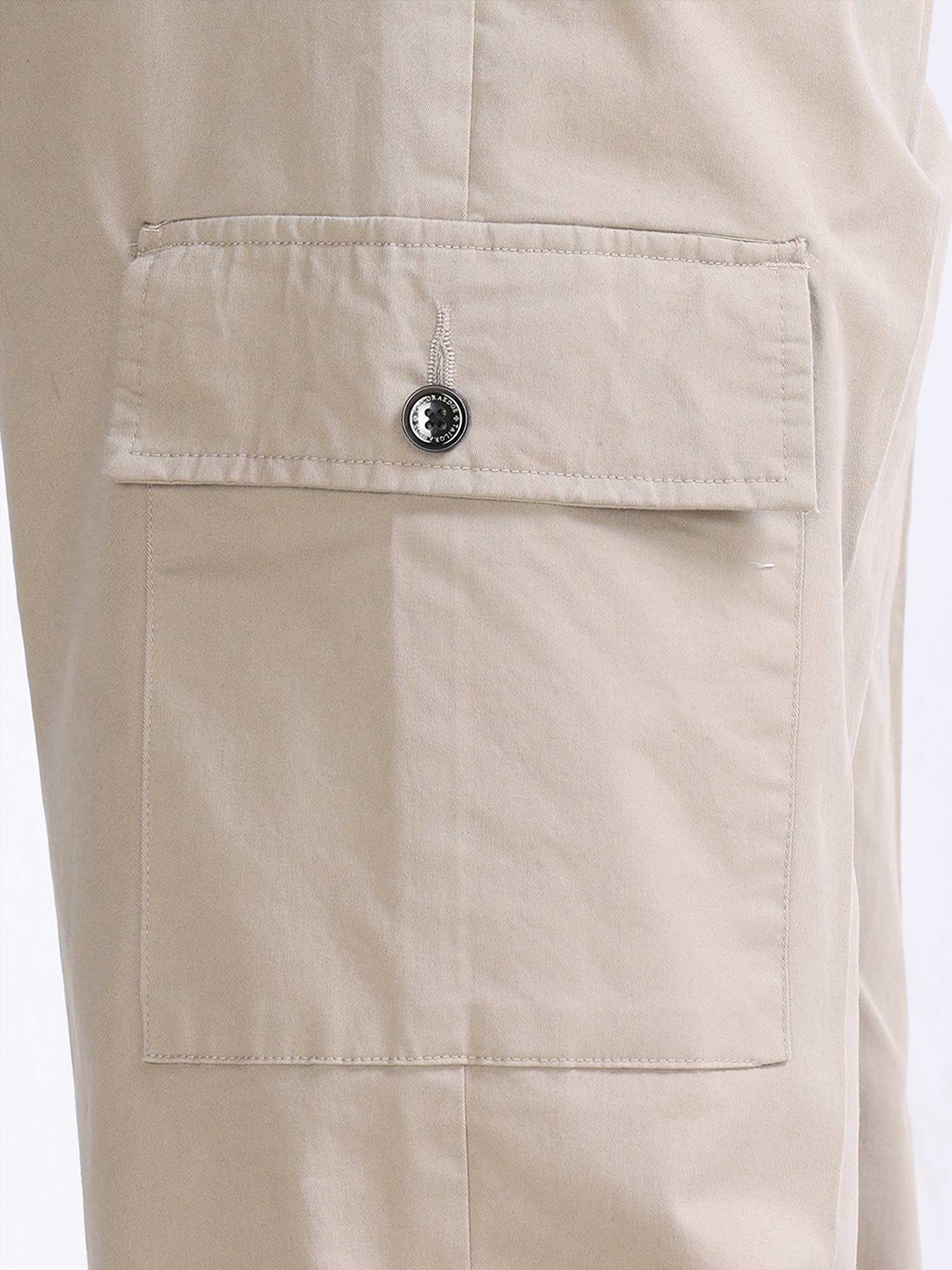 Khaki Relaxed Cargo