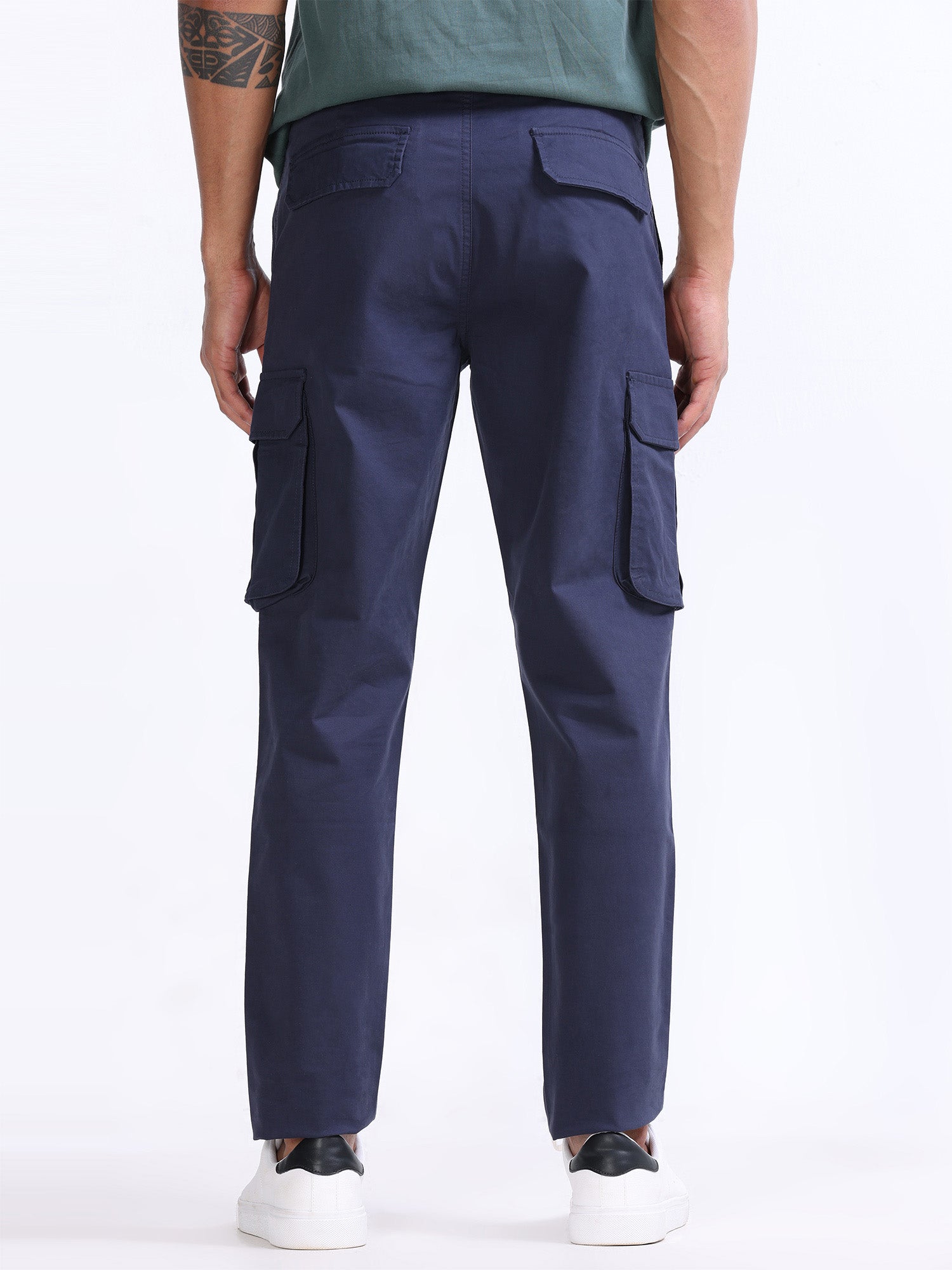 Fine Twill Navy Elevated Cargo