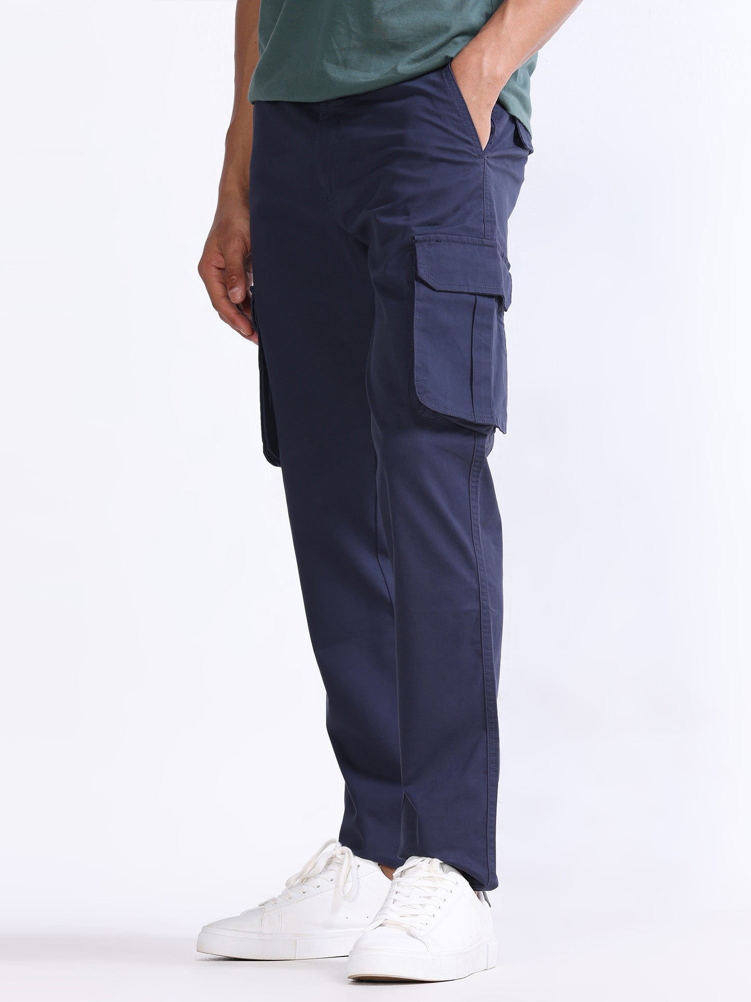 Fine Twill Navy Elevated Cargo