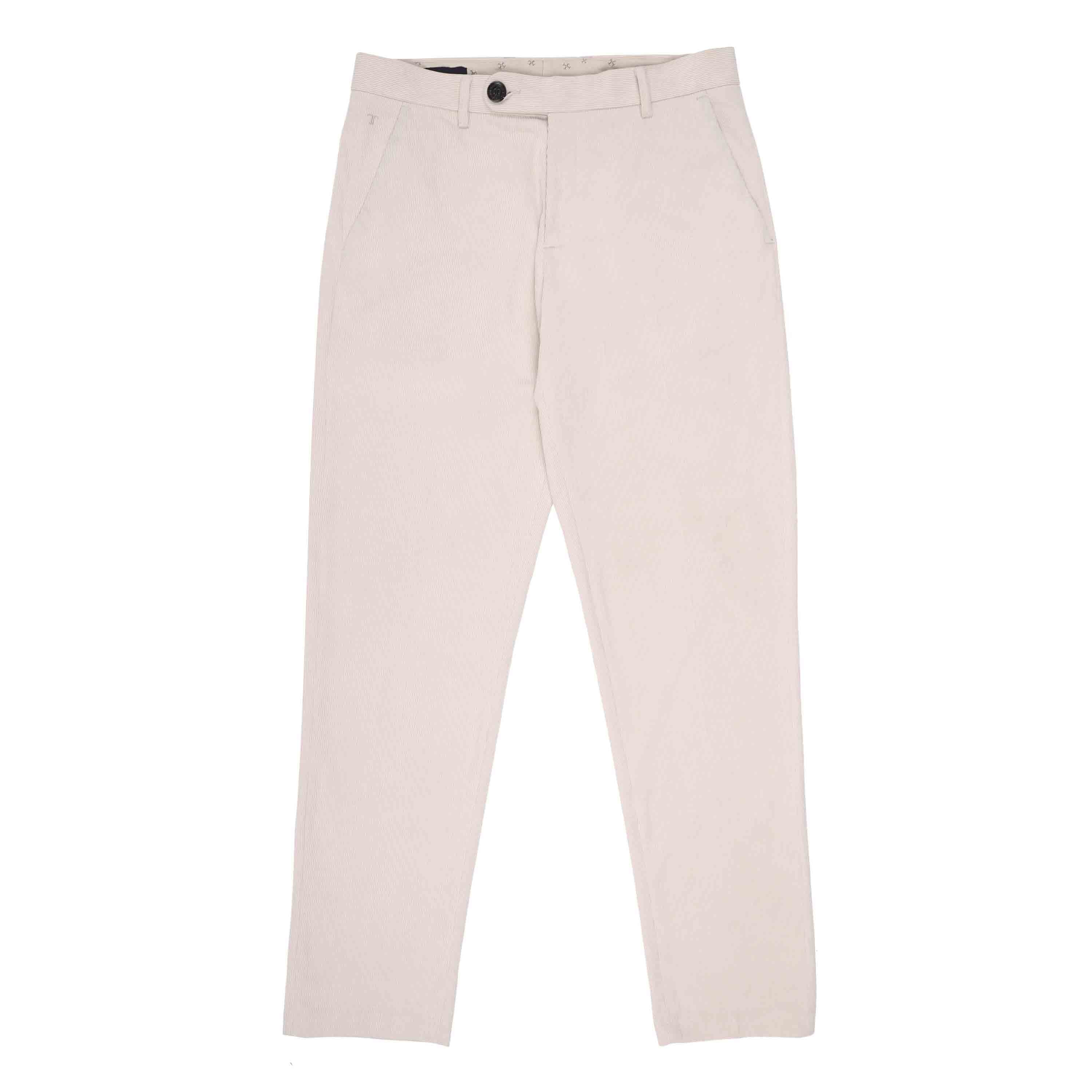 Statement Corduroy Cream Pant