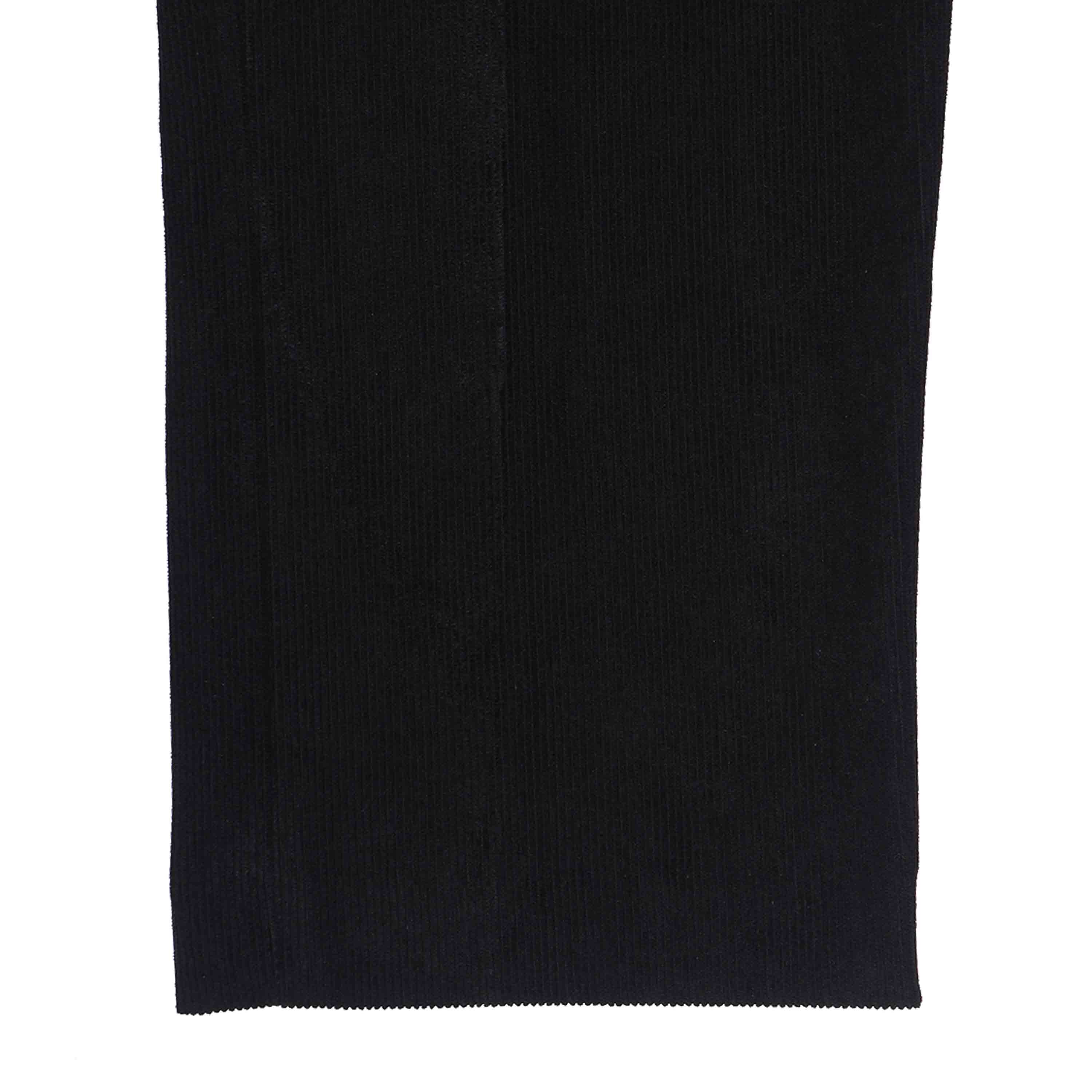 Statement Corduroy Black Pant