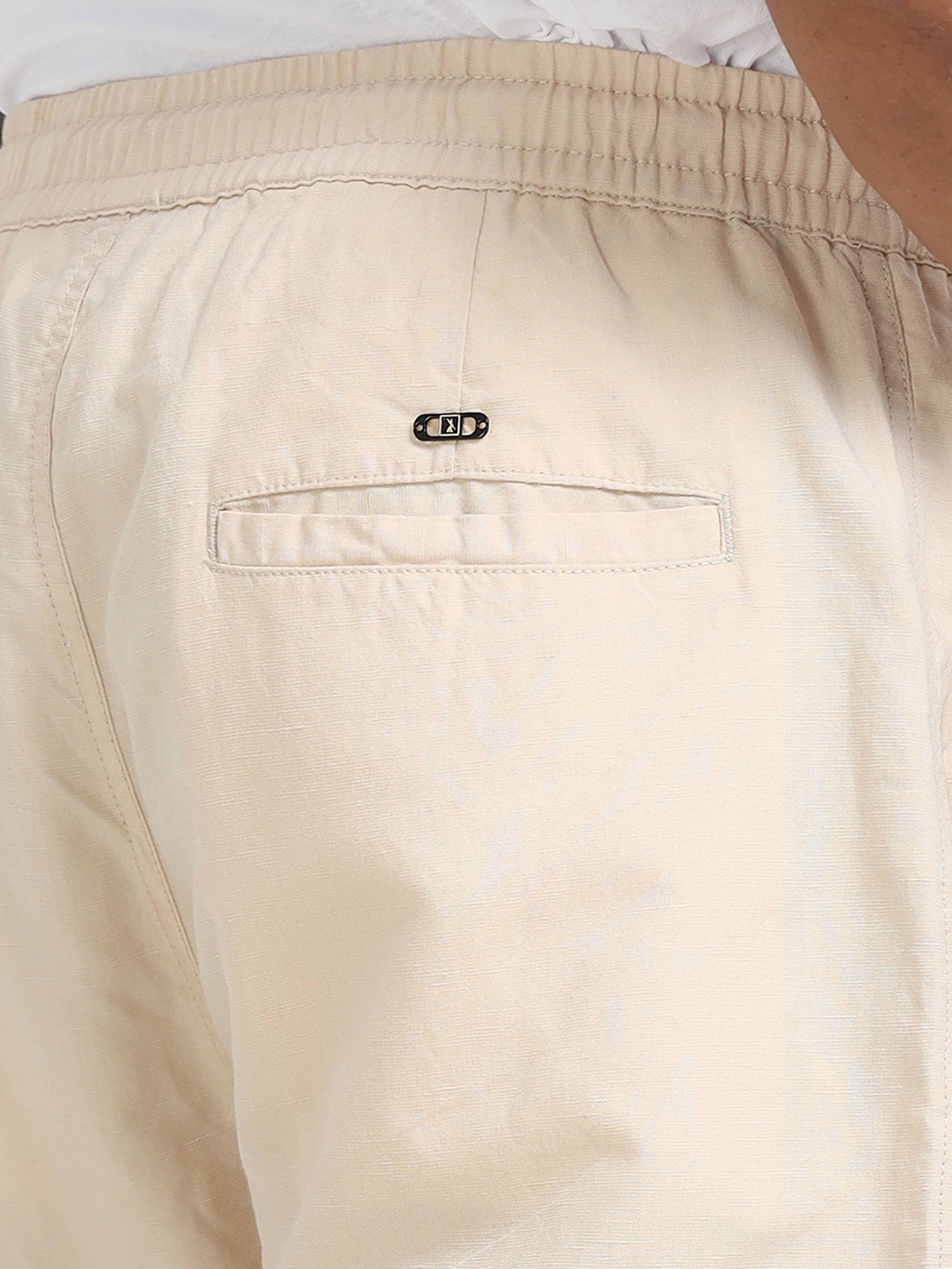 Linen Trouser In Cream