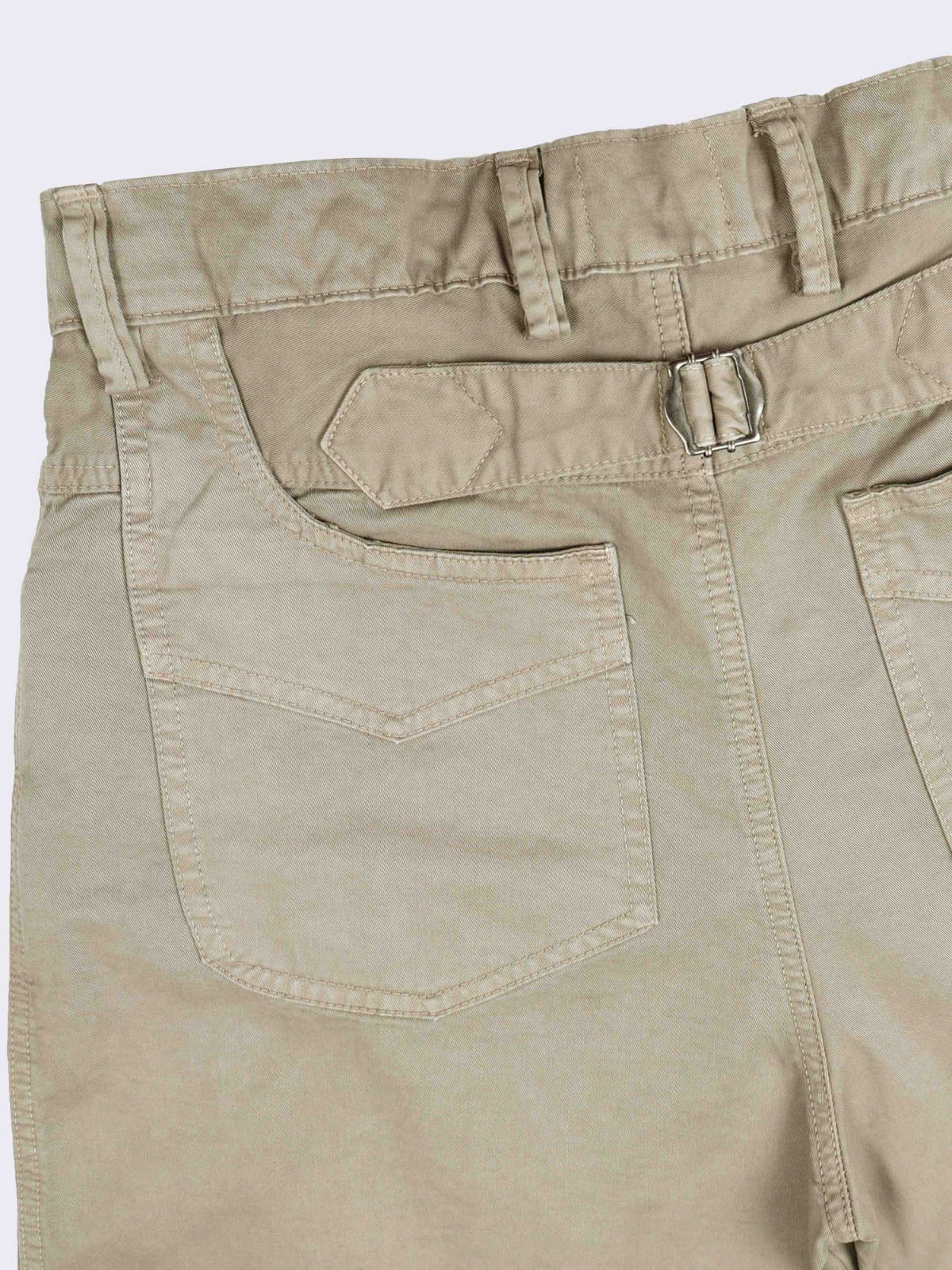 Milano Zip Trouser In Beige