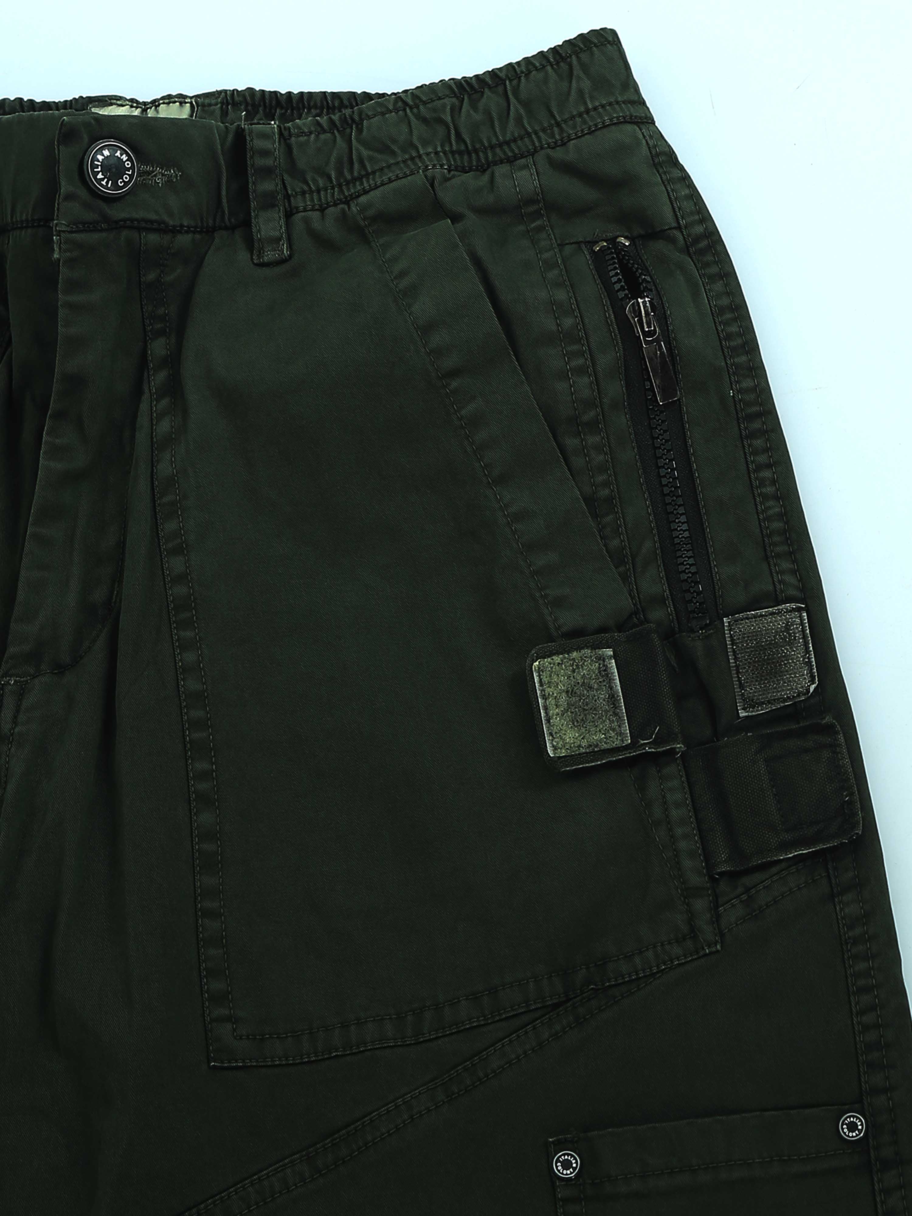 ZipCore Utility Pant In Olive
