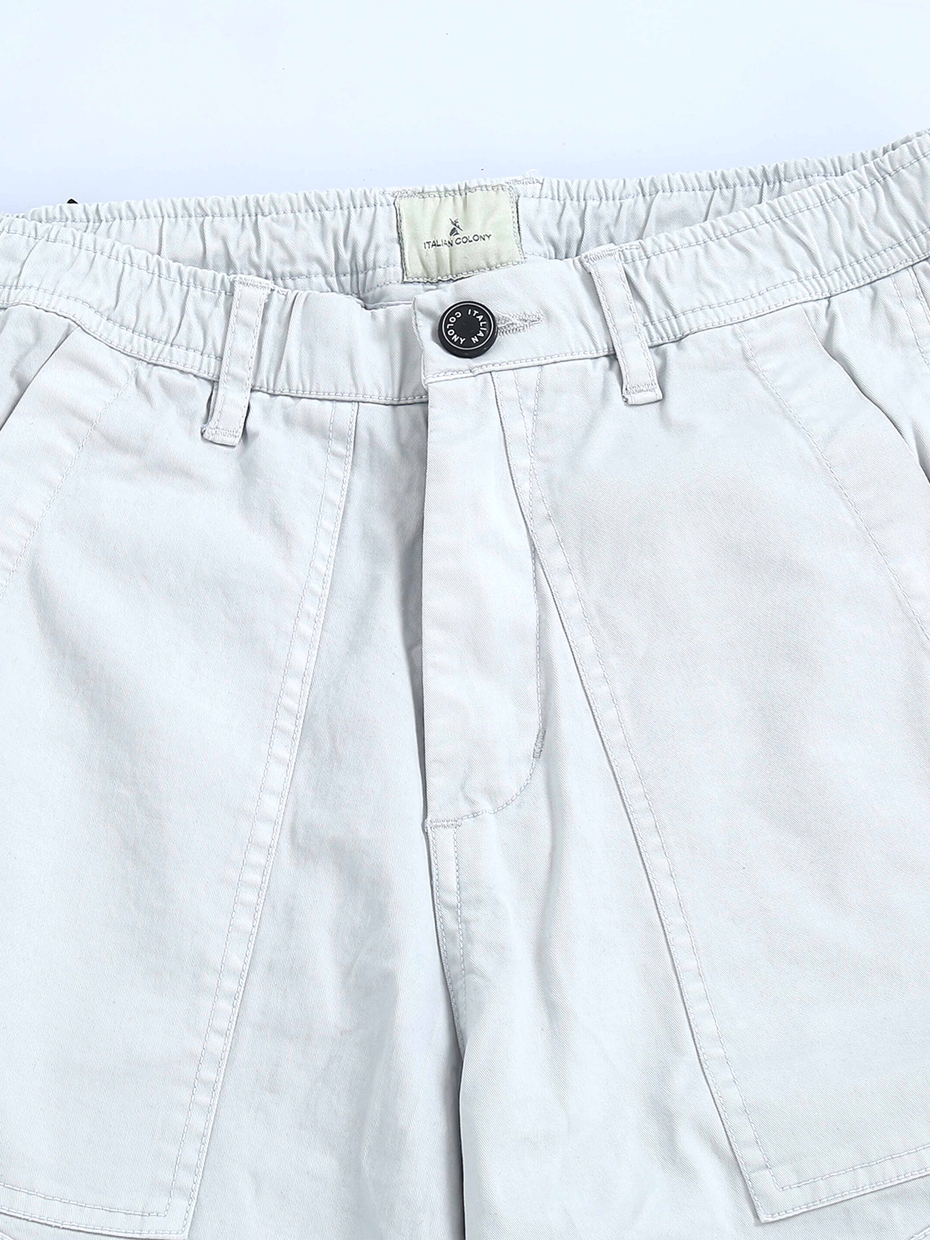 ZipCore Utility Pant In Mid White