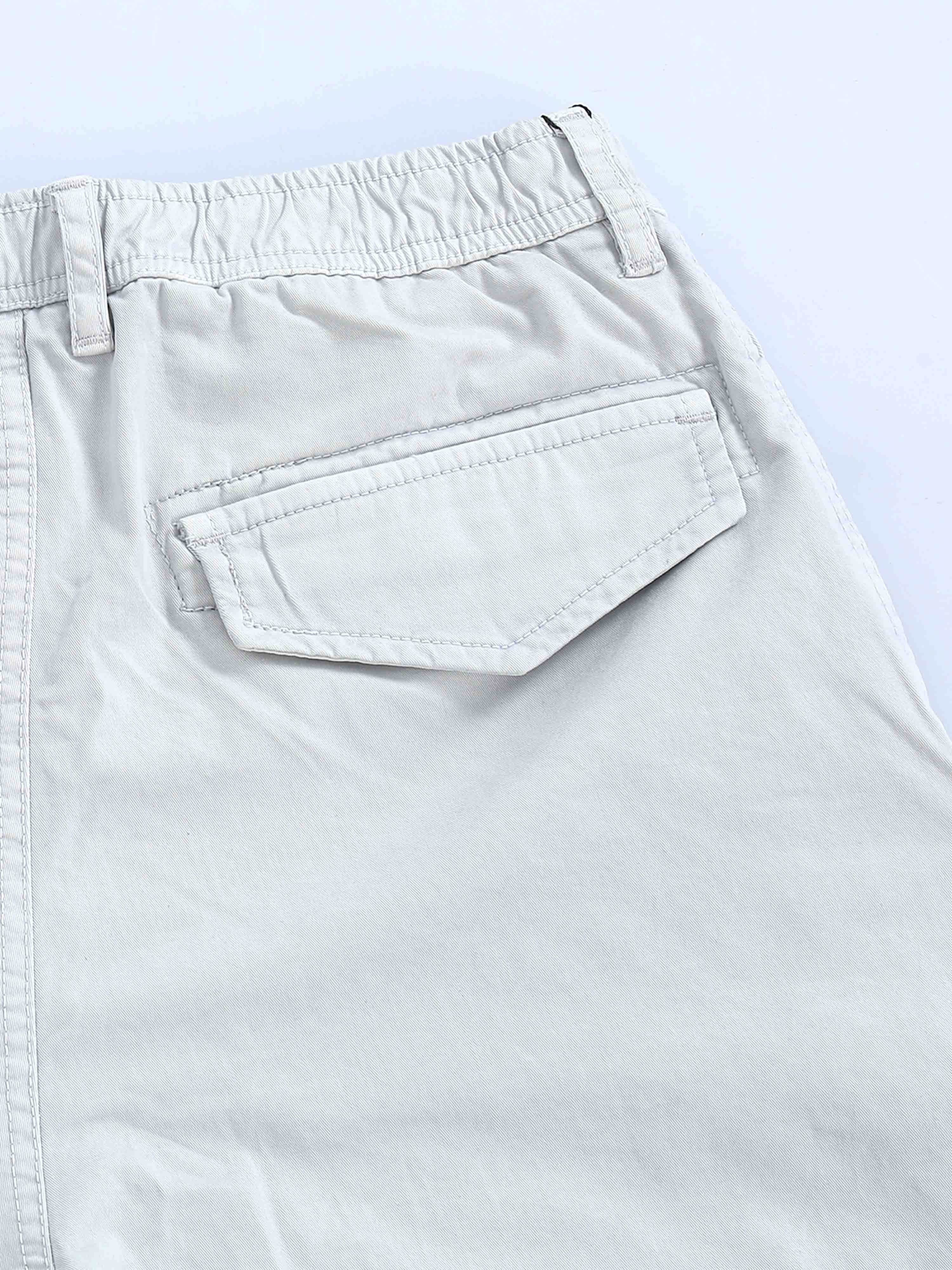 ZipCore Utility Pant In Mid White
