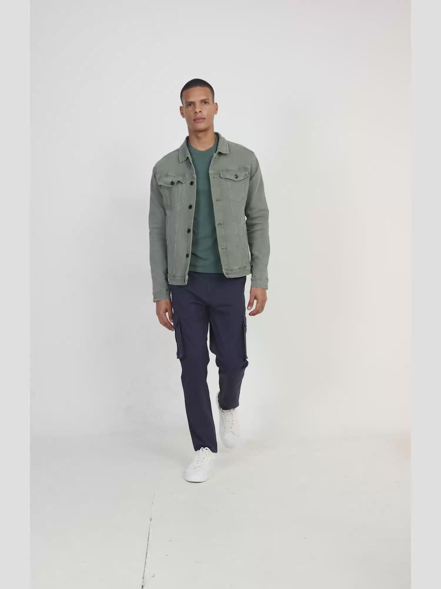 Fine Twill Navy Elevated Cargo