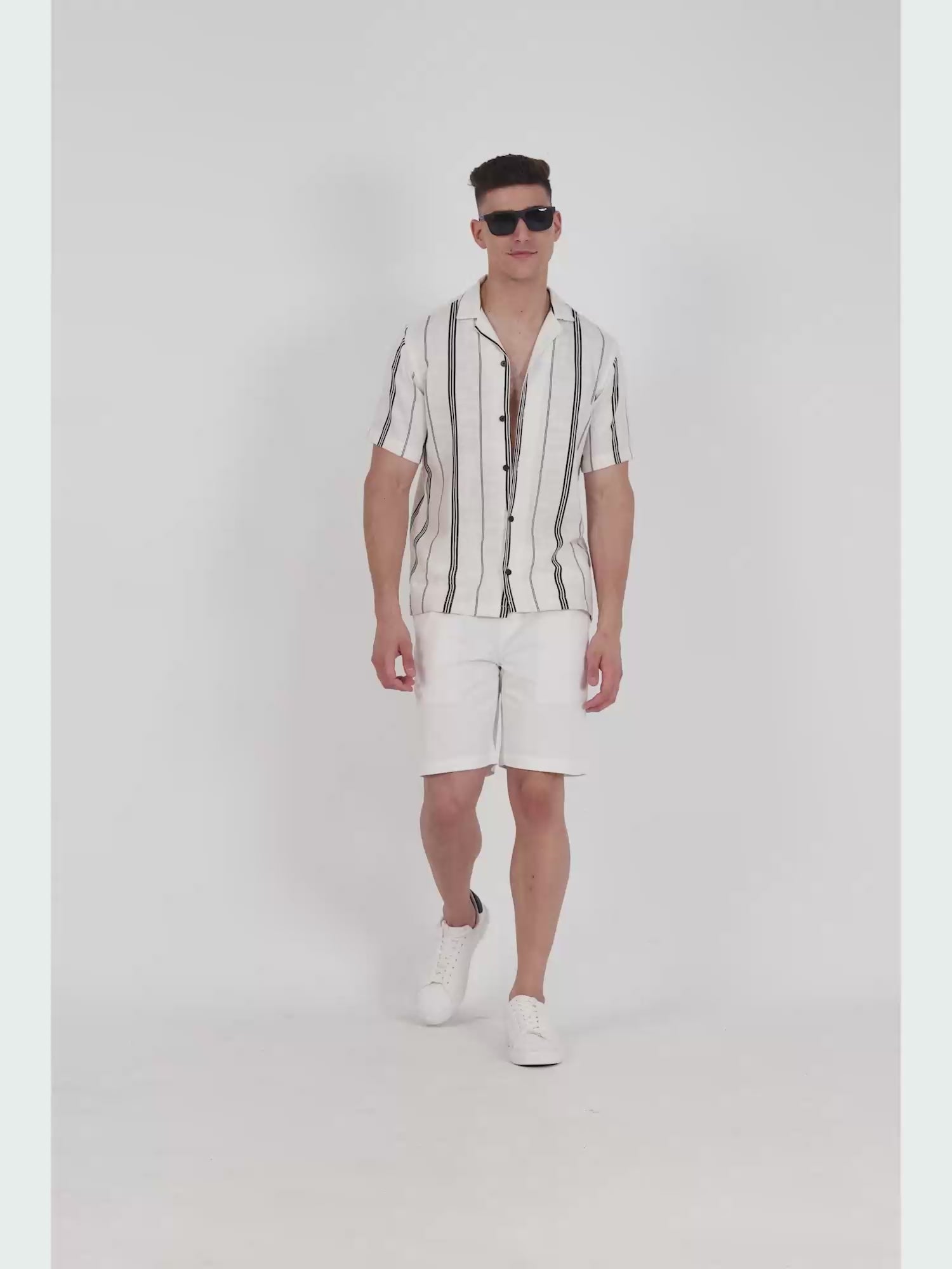 Soft Cotton White Shorts for Men