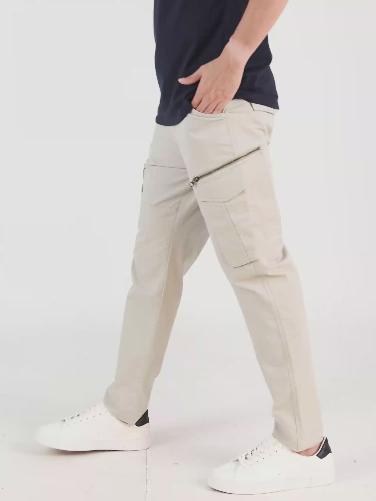 Utility Cloud Grey Cargo Pant