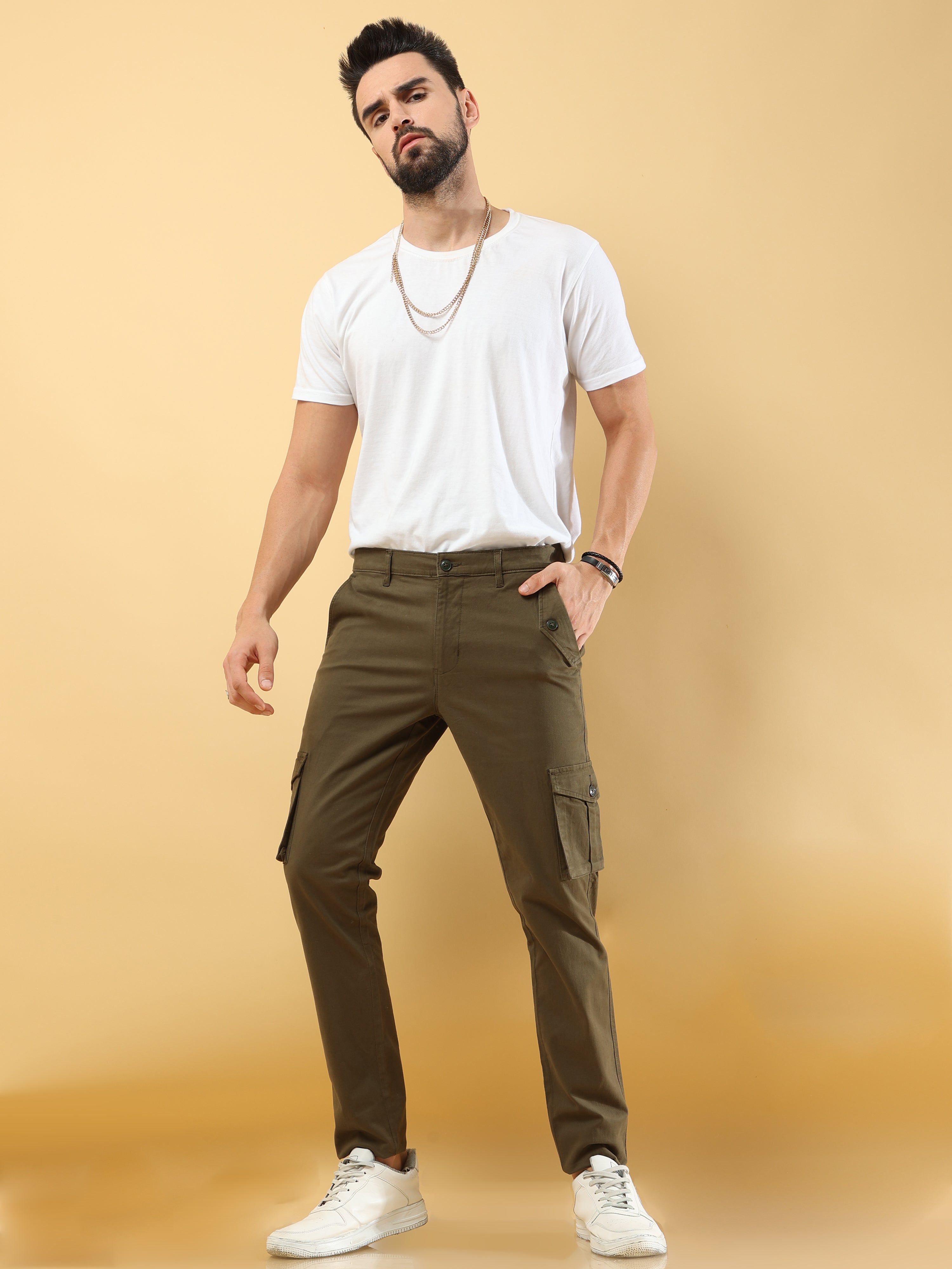 Olive Green Cargo Pants Mens 