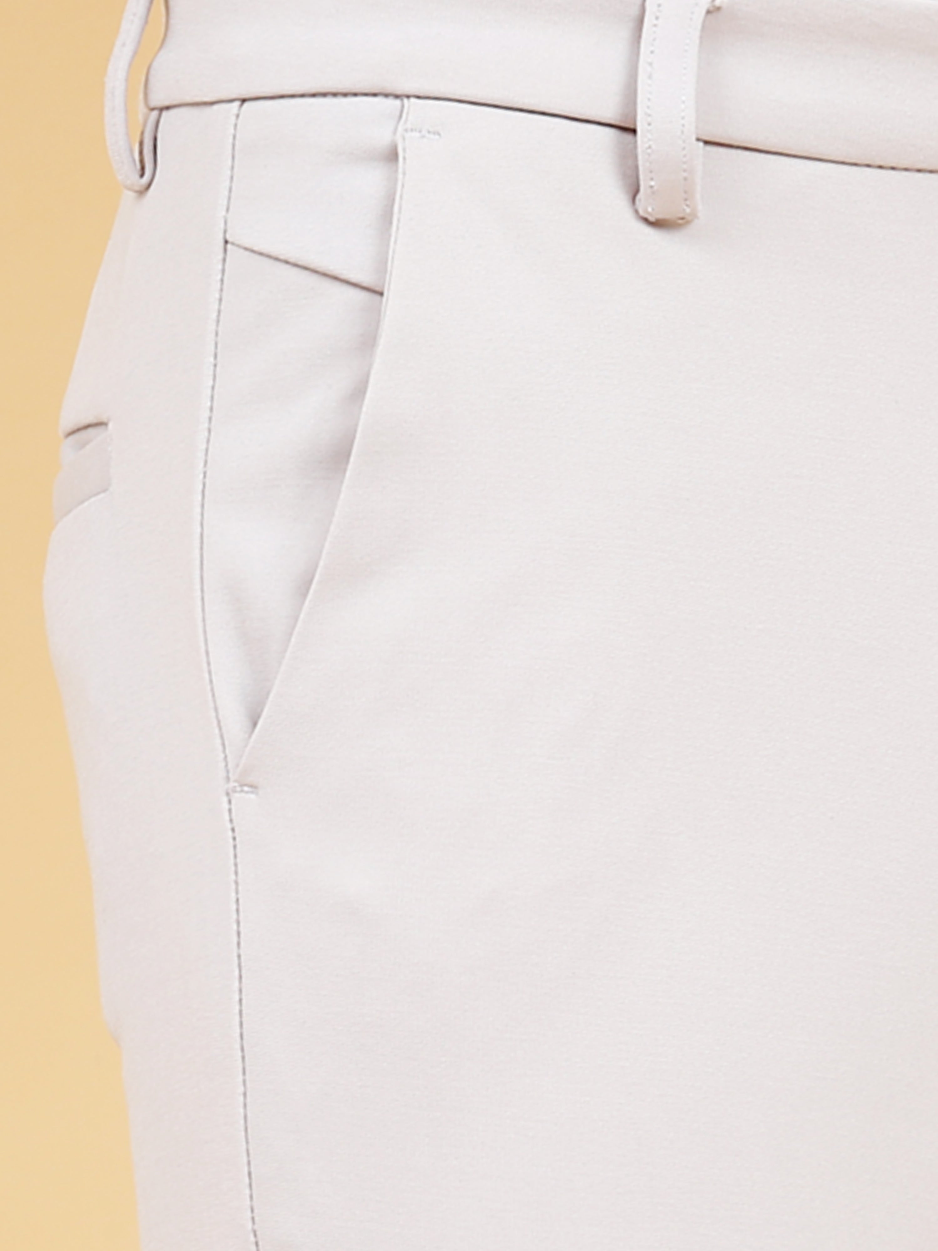 White lycra trousers for Men 