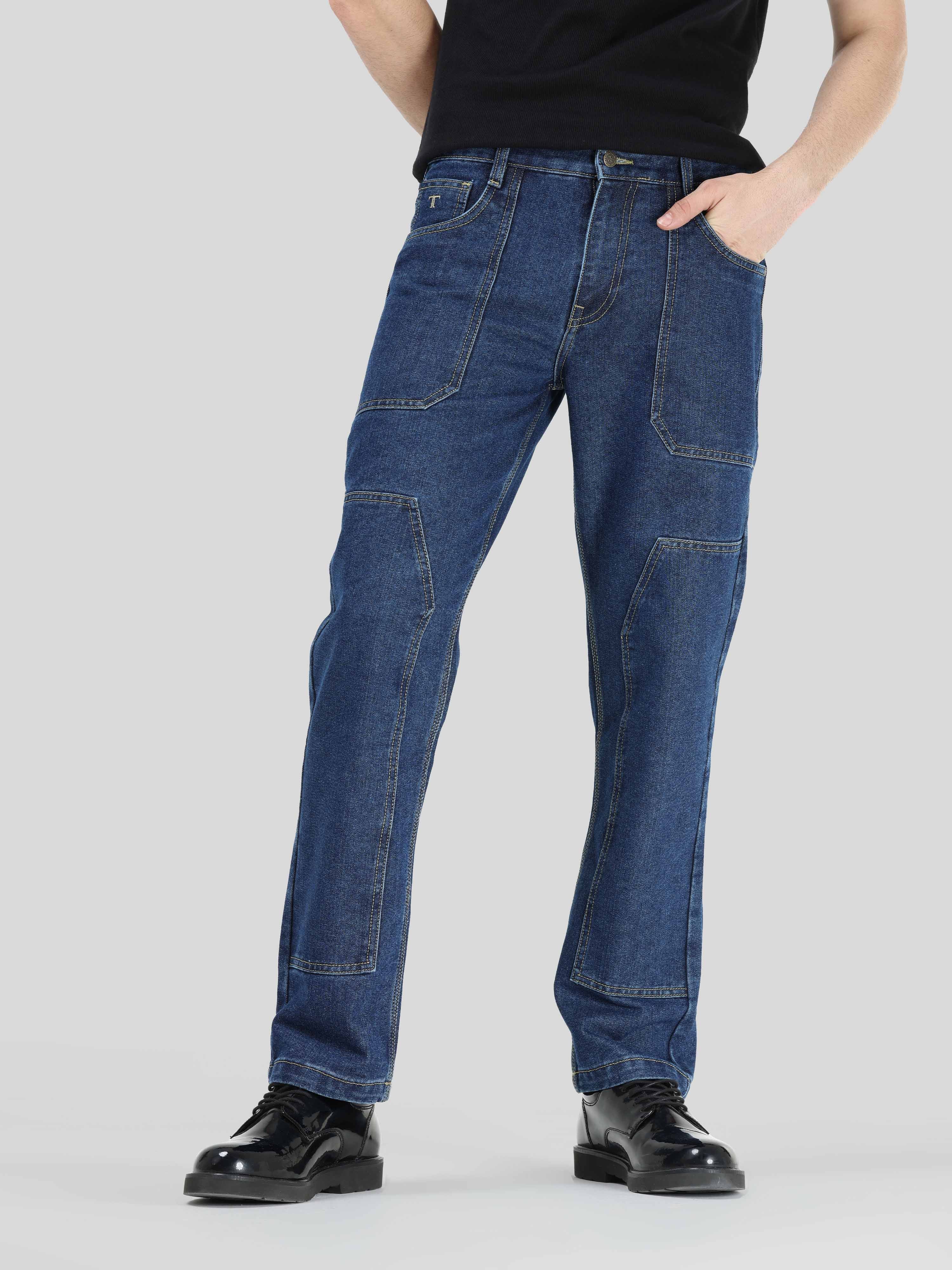 Relaxed Cargo Jeans