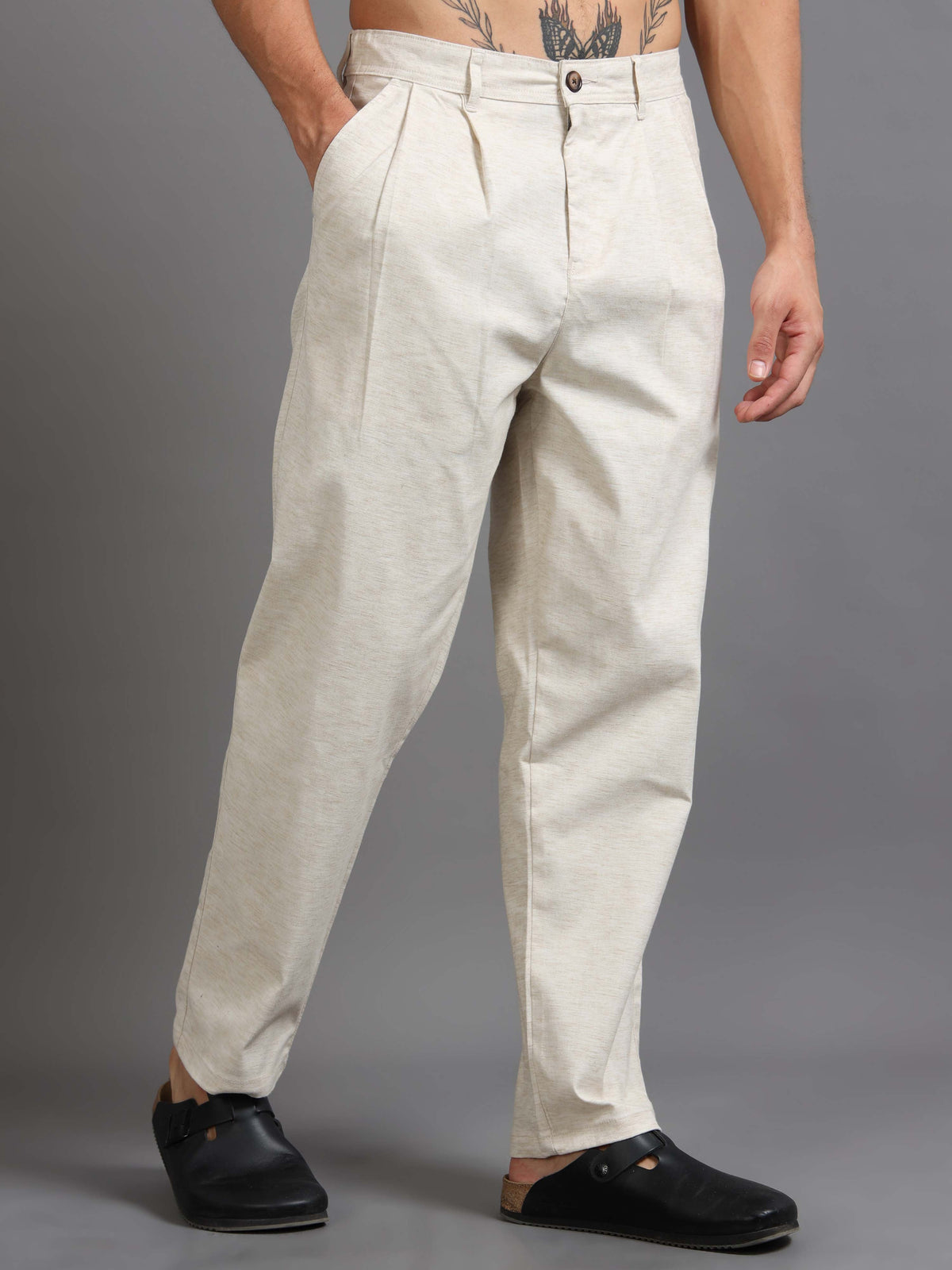 Linen trousers for men summer style guide, Italian Colony