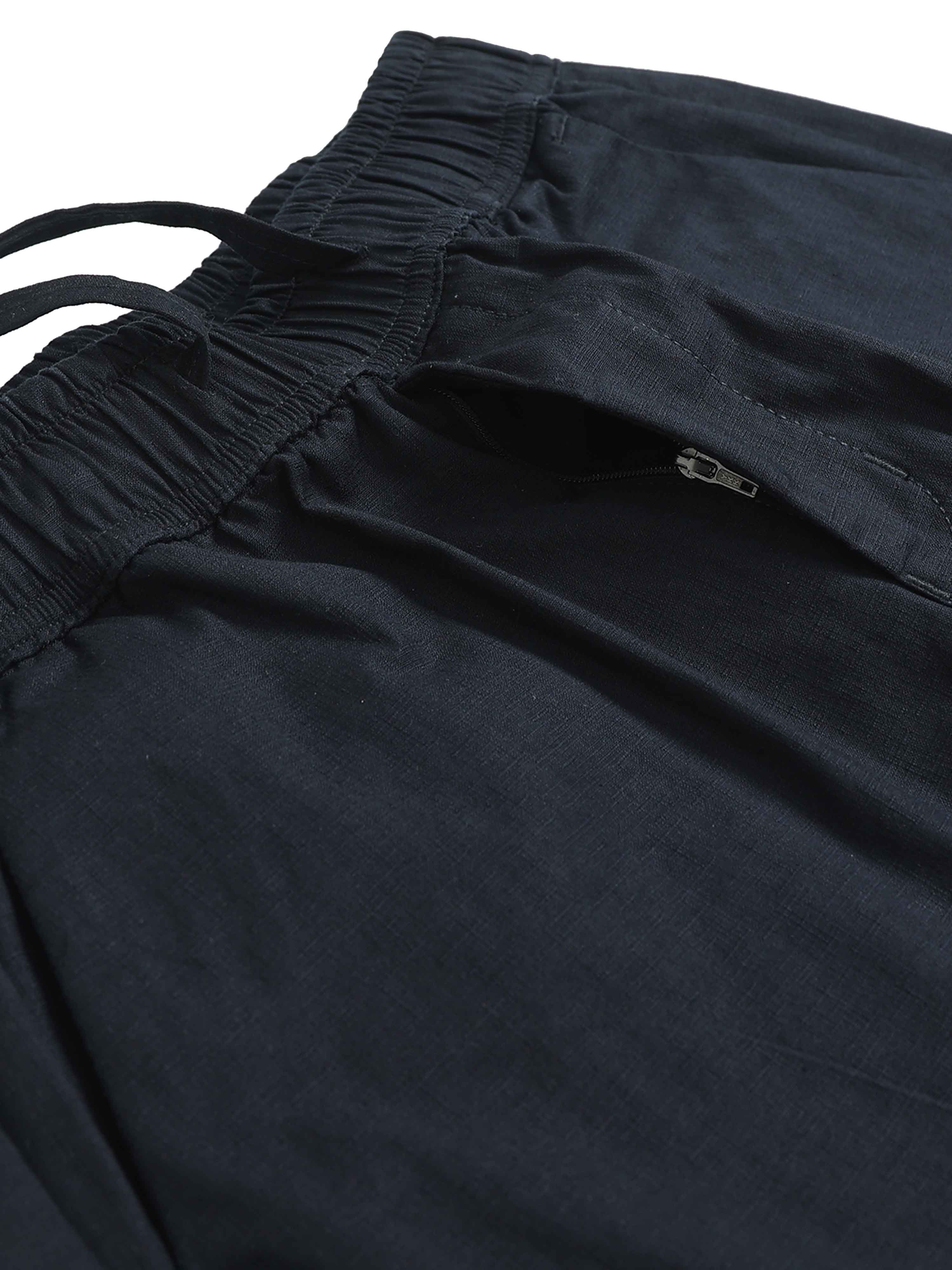 Verve Structural Navy Relaxed Pants