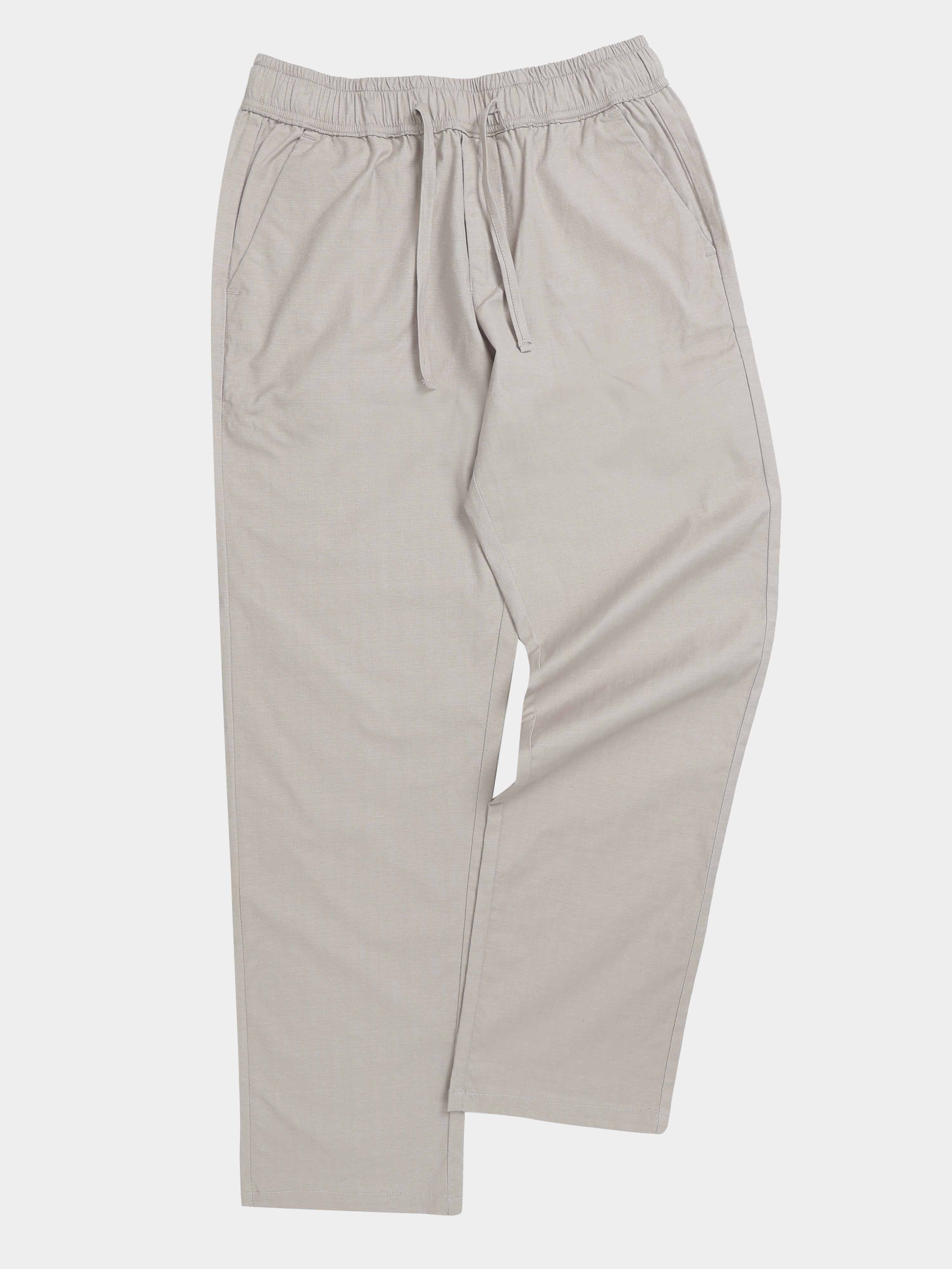 Verve Structural Beige Relaxed Pants