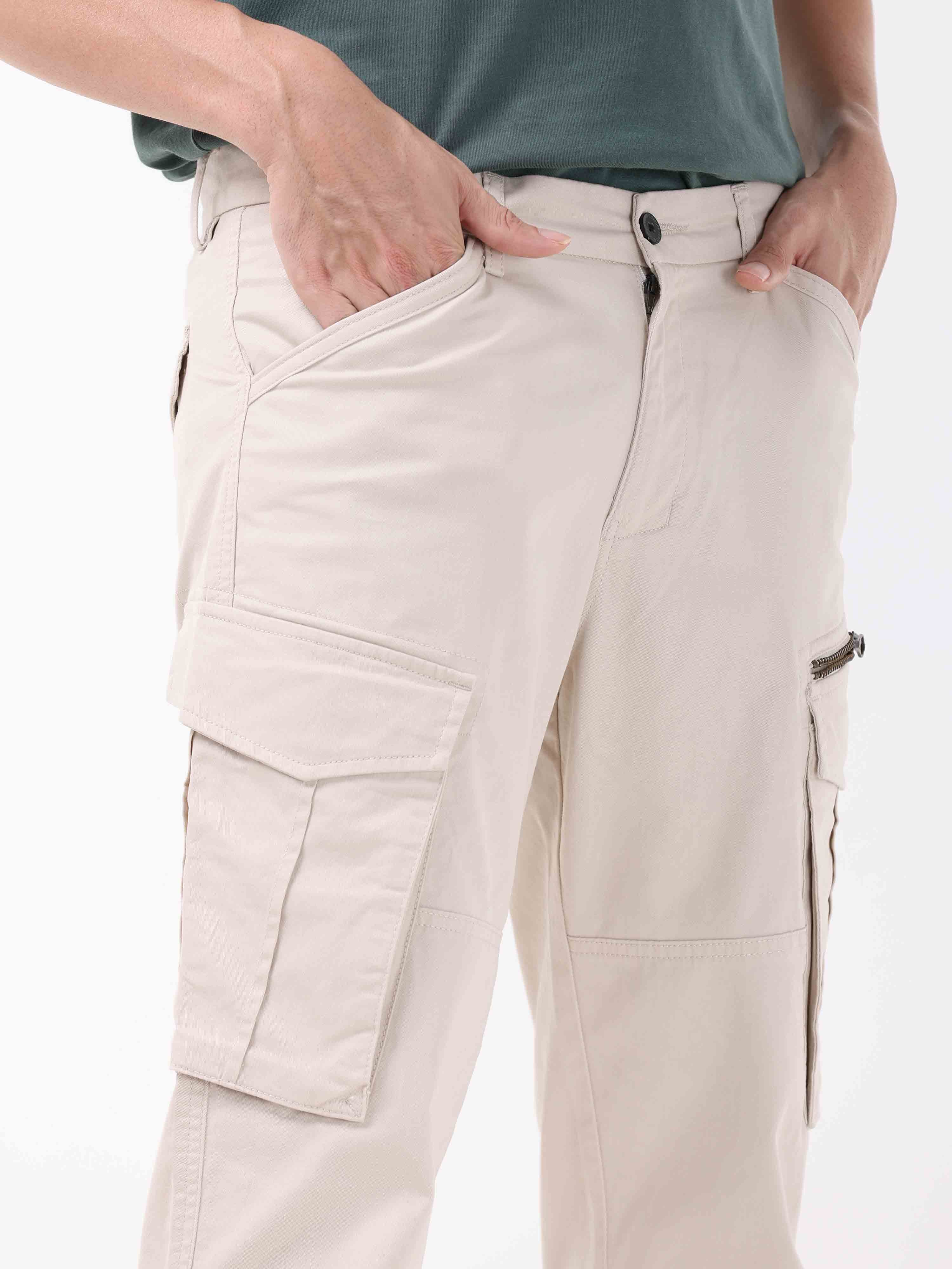 Shop Latest Cream Cargo Pants for Men Online in India