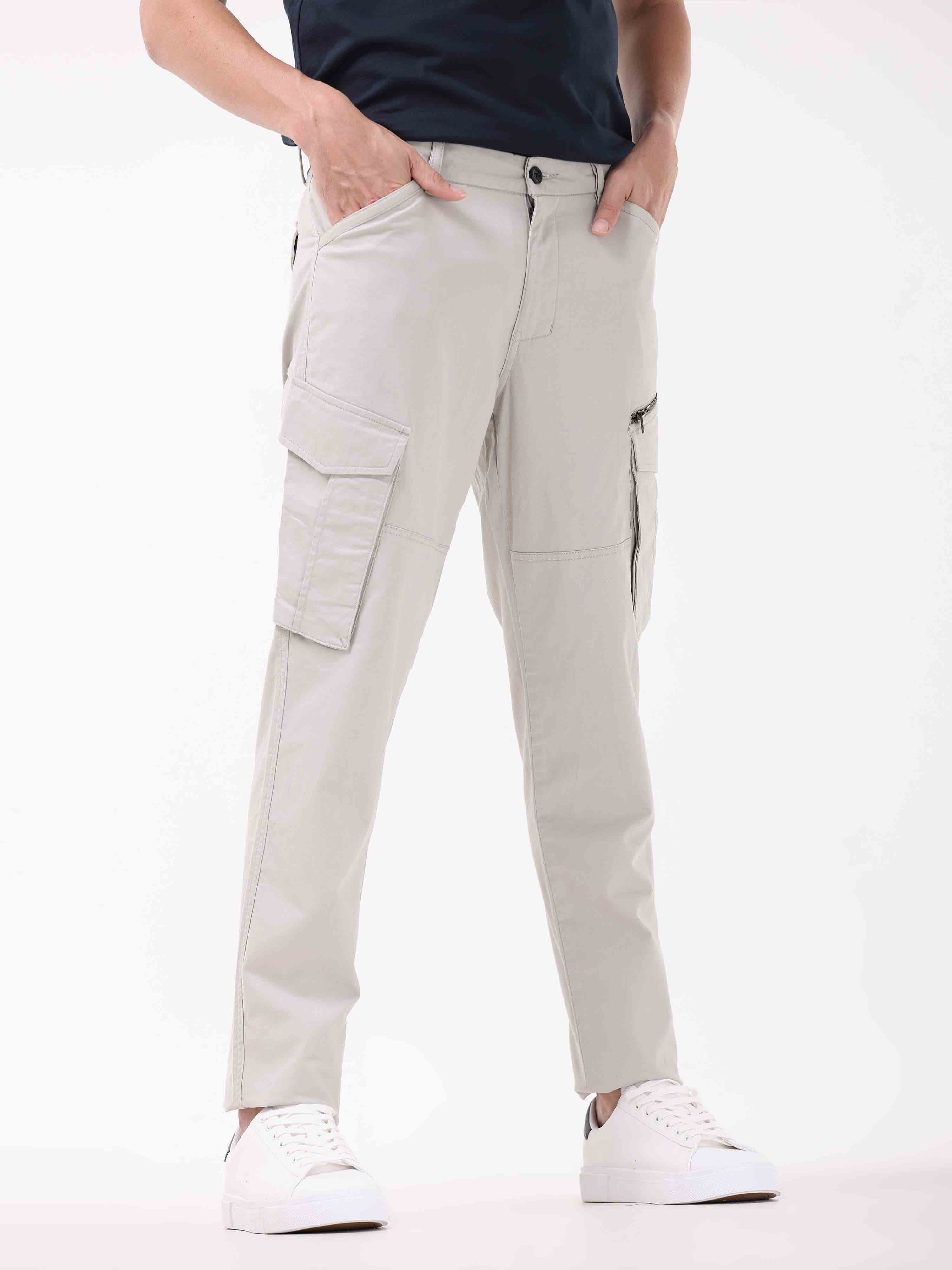 XYXIONGMAO Men's Techwear Tactical Pants Cargo Jogger Pants Harem Hip Hop Pants  White (White, M) at Amazon Men's Clothing store