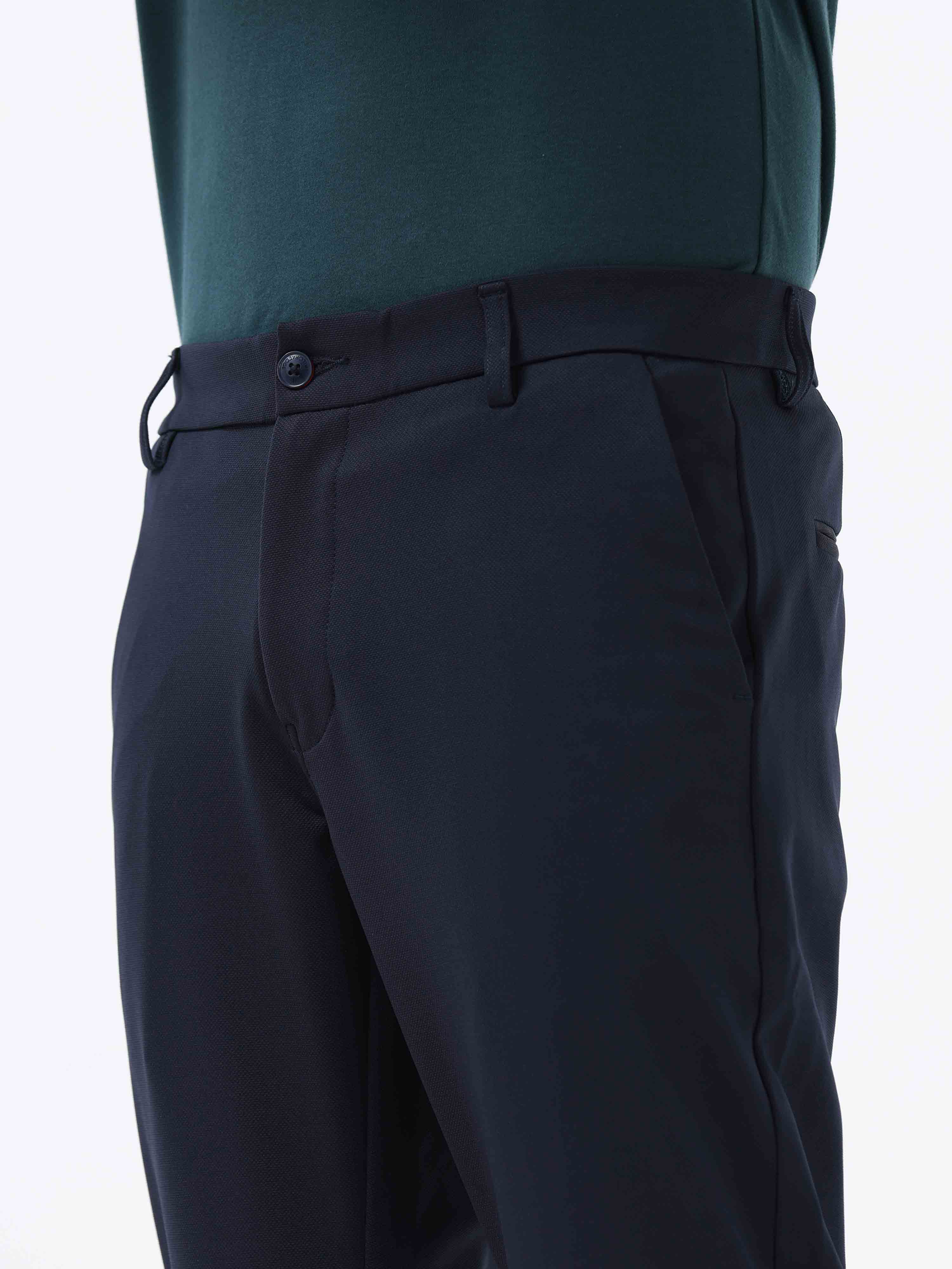 Fashion Design Men's Stretch Long Denim Footed Pants - Temu