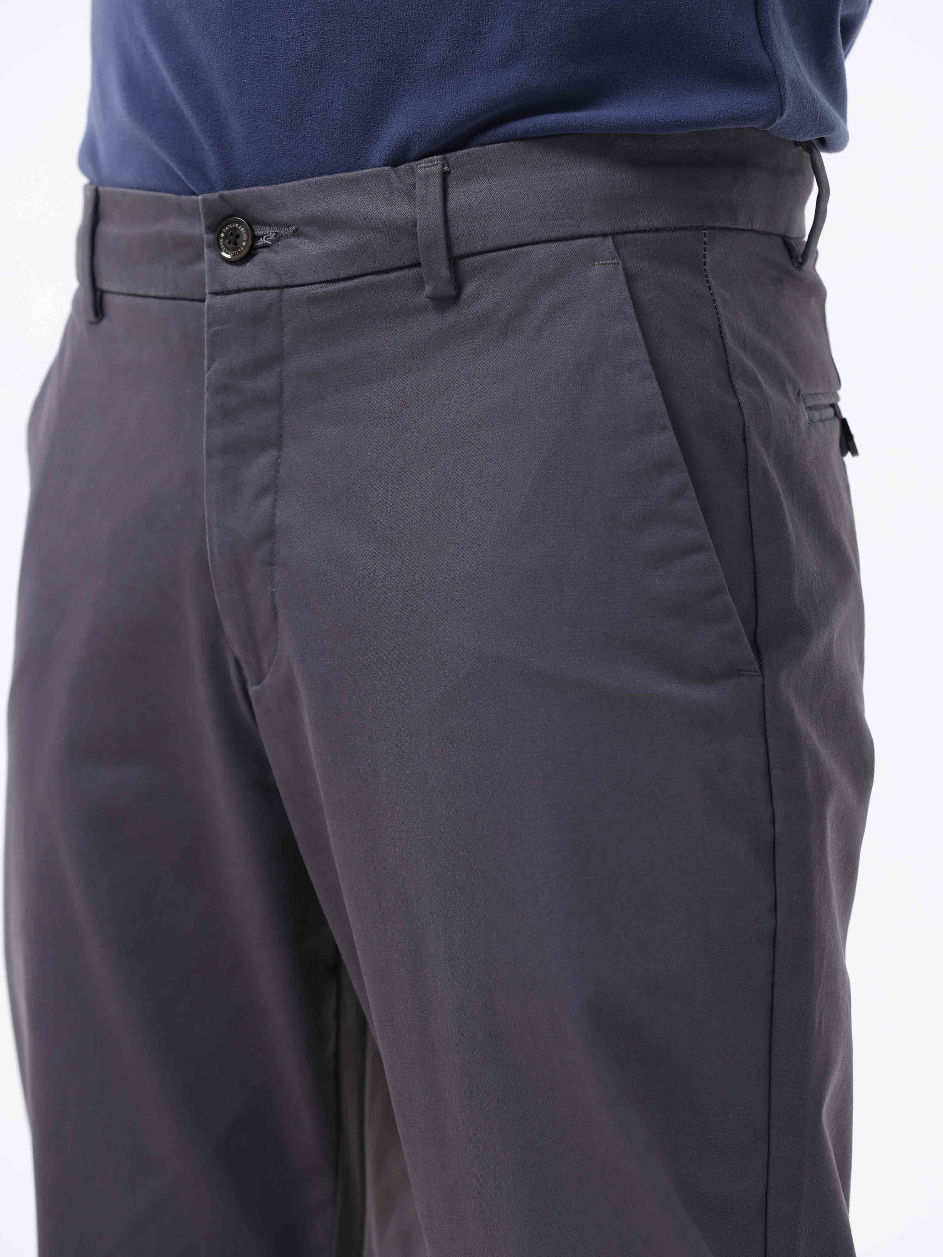 Broken Signature Dark Grey Chino