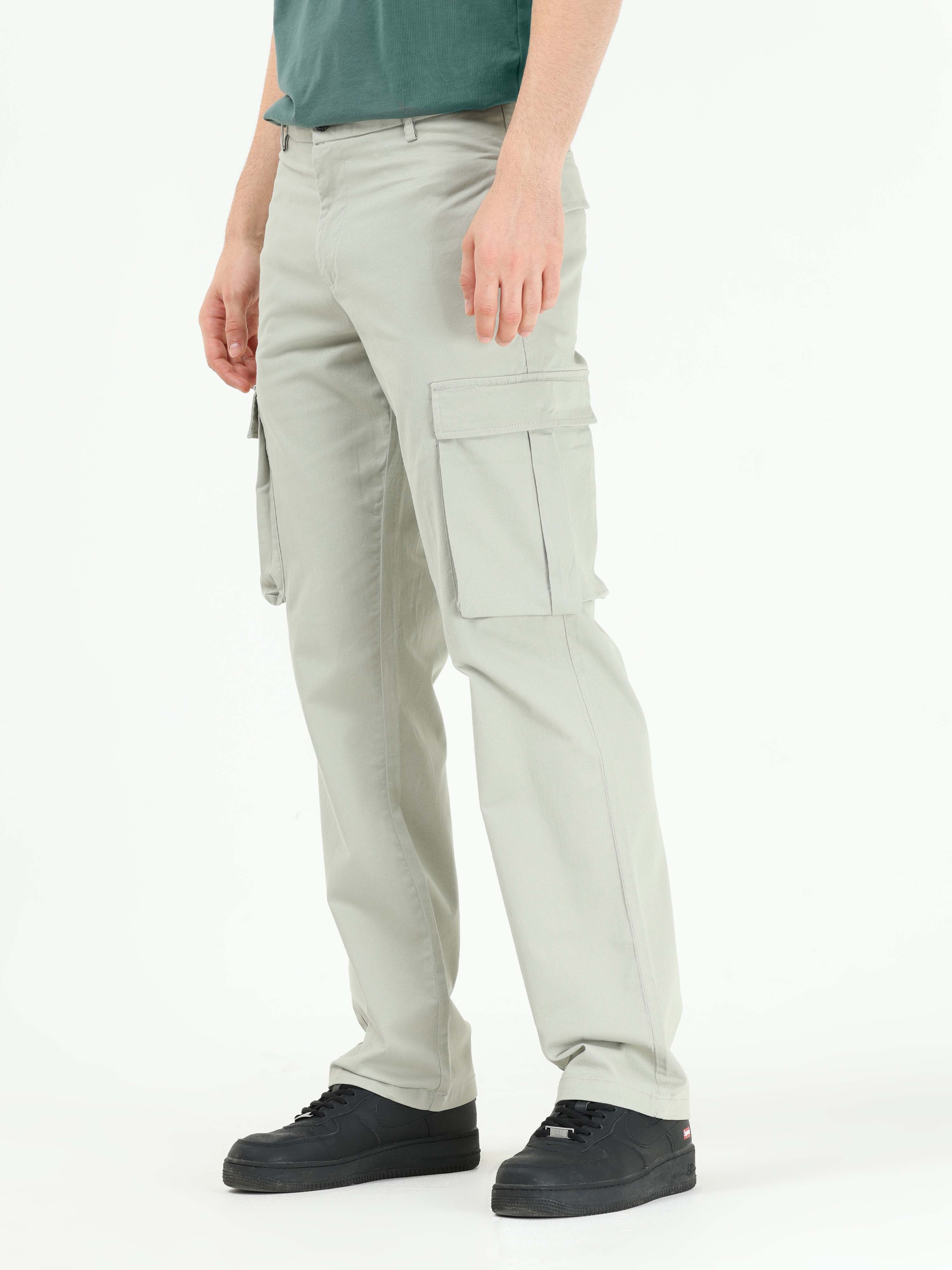Finest Twill Pistachio Baggy Fit Cargo