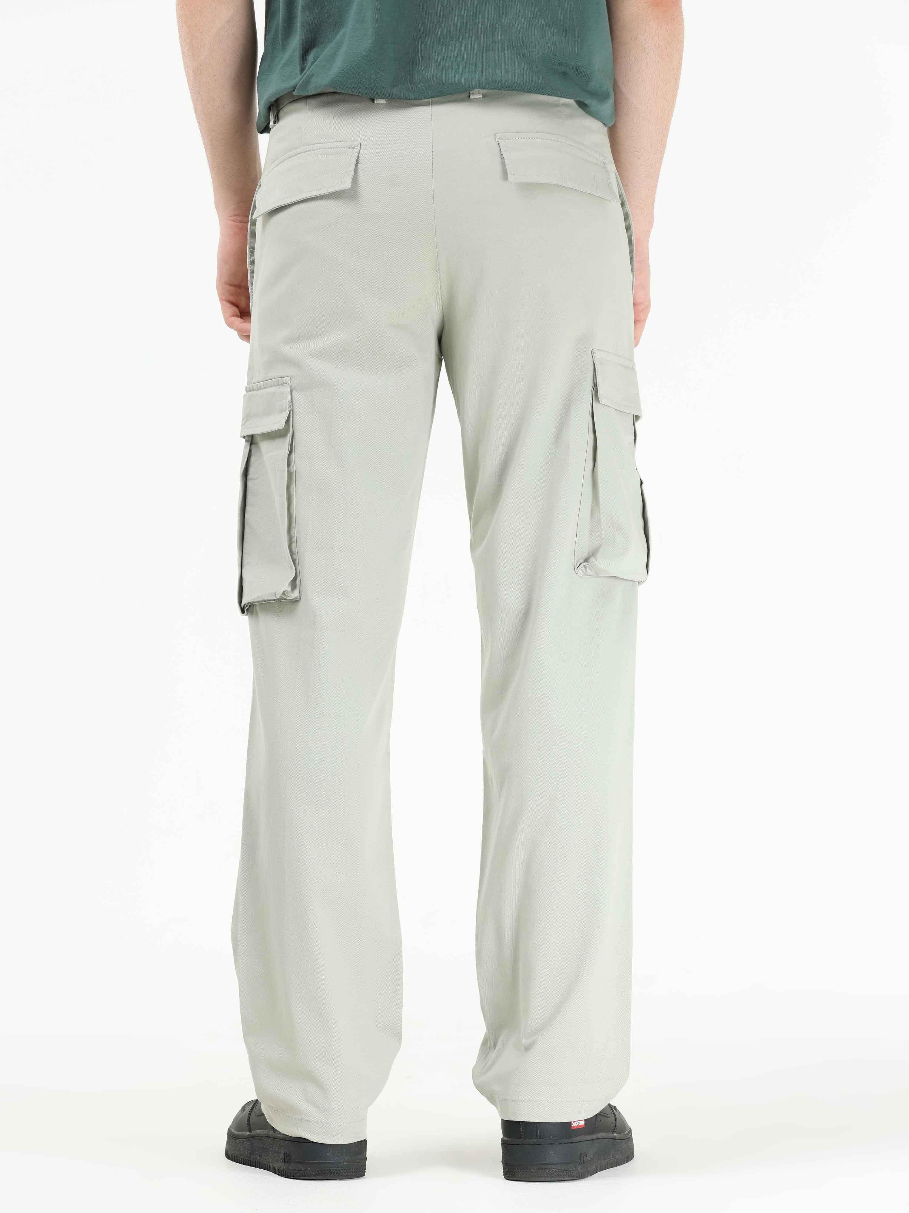 Finest Twill Pistachio Baggy Fit Cargo