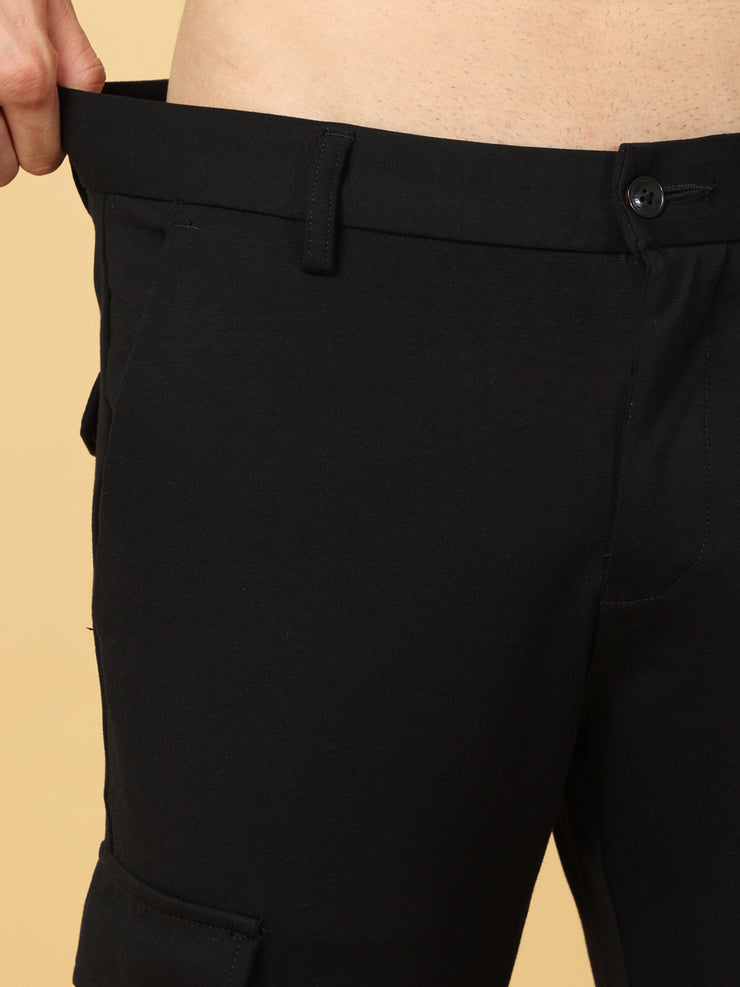 Super Stretch Black Cargo