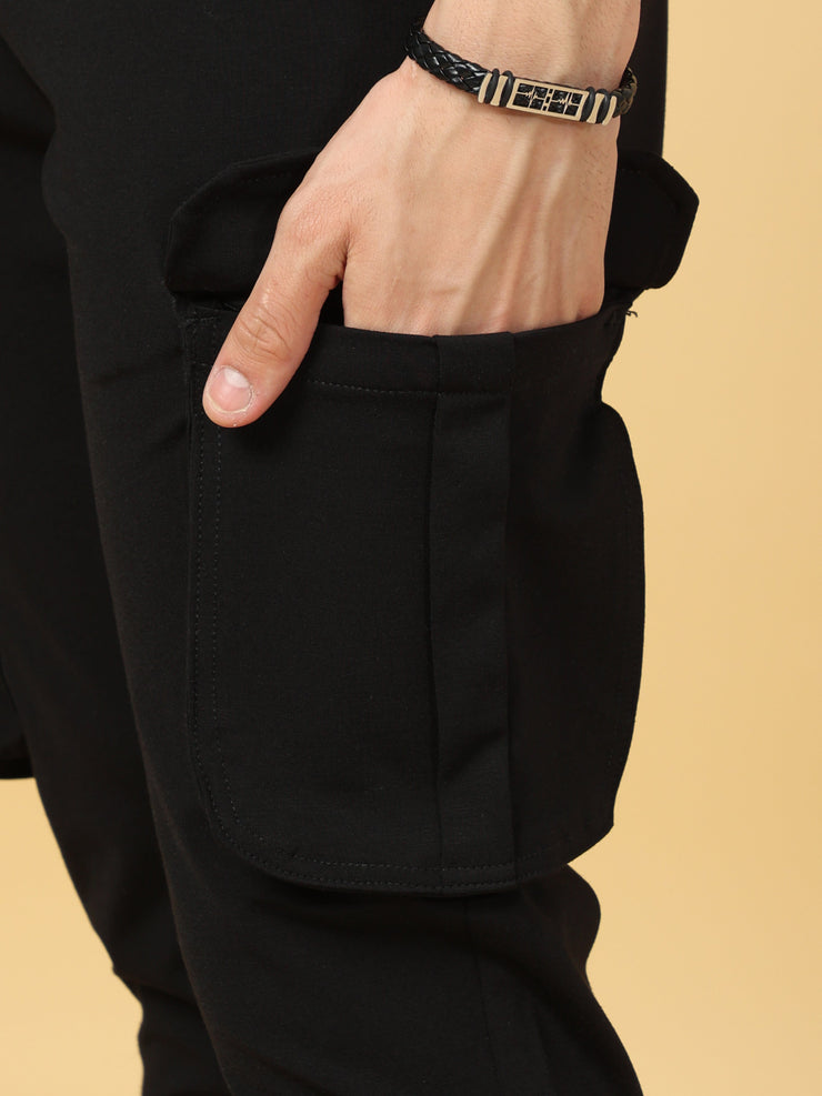 Super Stretch Black Cargo