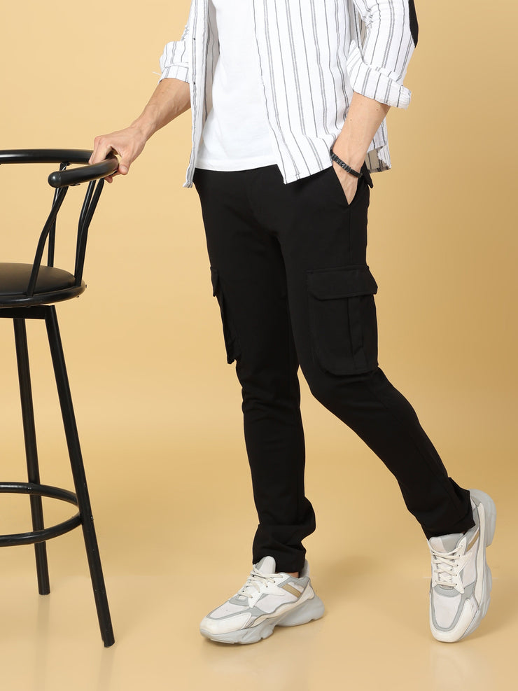Super Stretch Black Cargo
