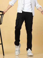 Super Stretch Black Cargo