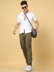 Super Stretch Olive Cargo