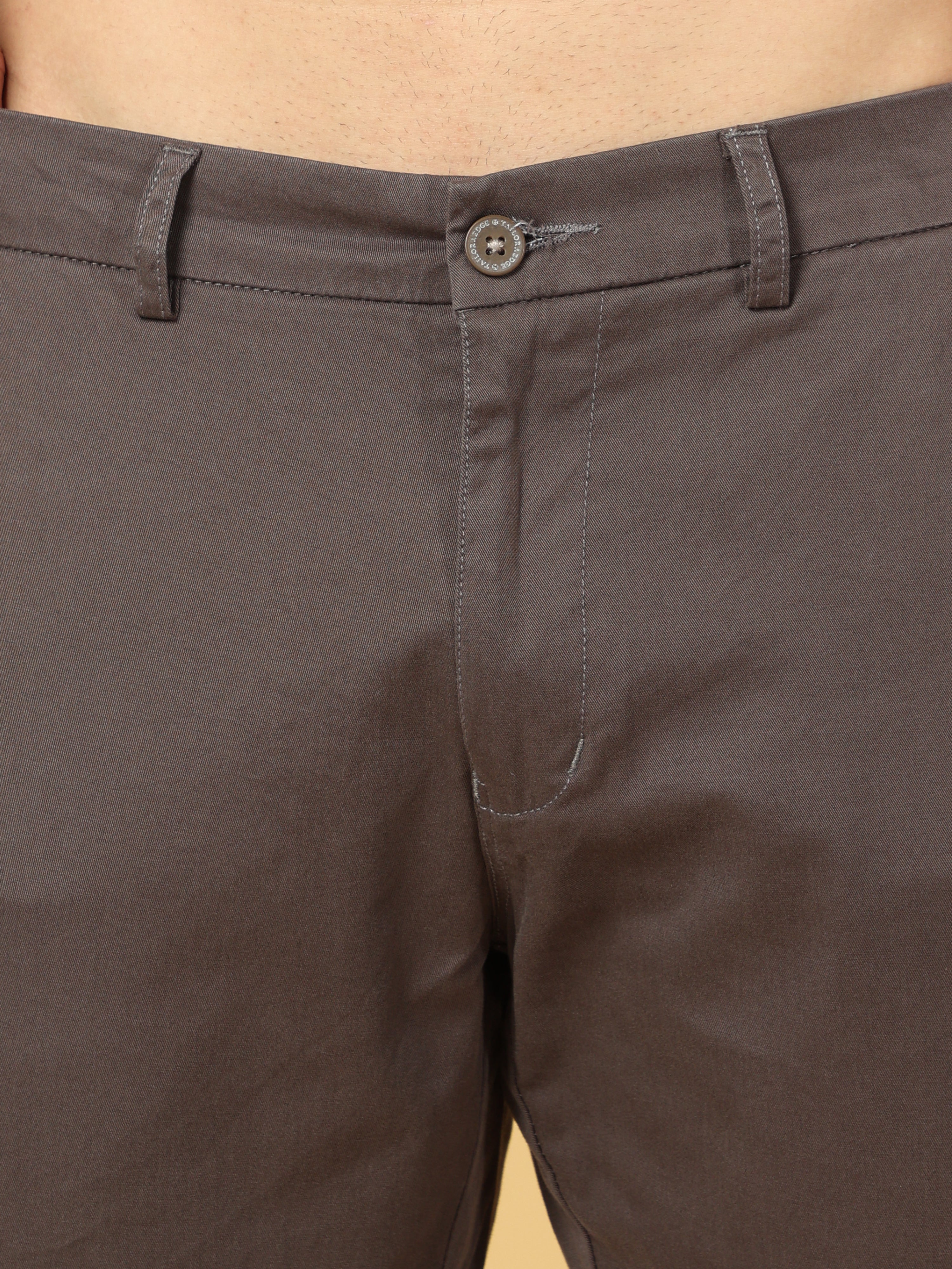 Basic Dark Grey Slim Fit Cargo