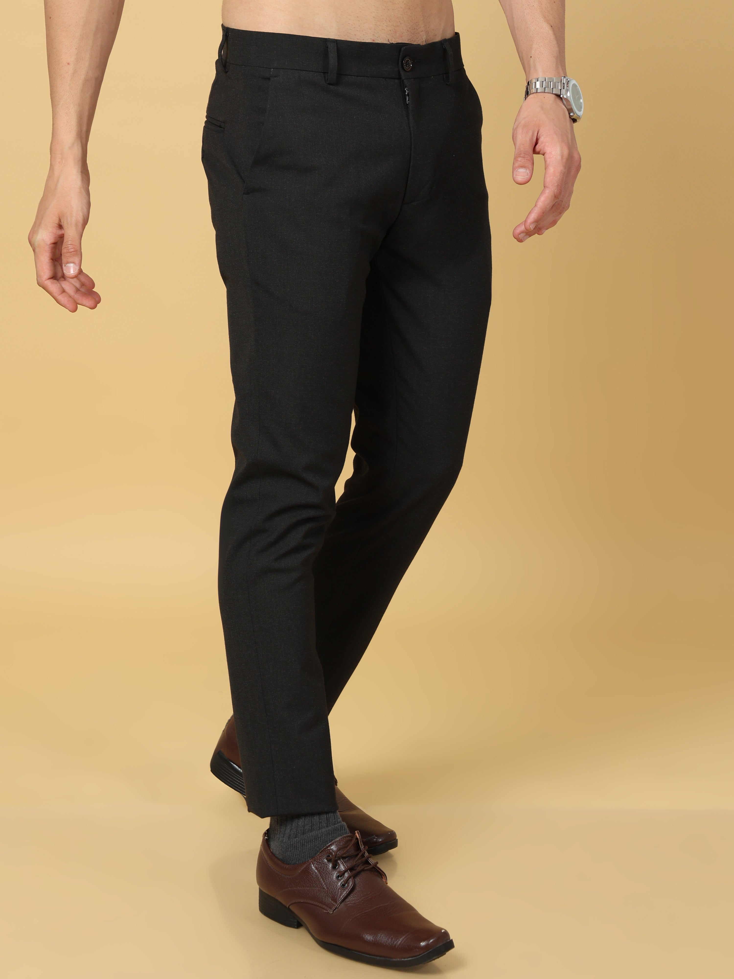 Kingston Black Slim Pants – BRABION