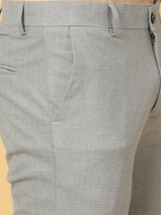 Essential Light Grey Sleek Formal Trouser