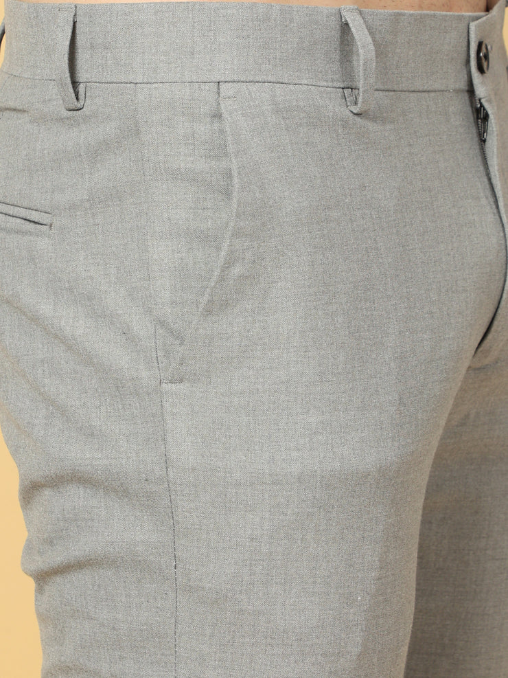 Essential Light Grey Sleek Formal Trouser
