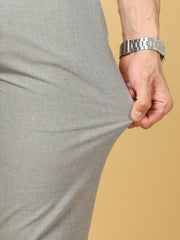Essential Light Grey Sleek Formal Trouser