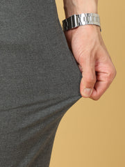 Essential Ash Grey Sleek Formal Trouser