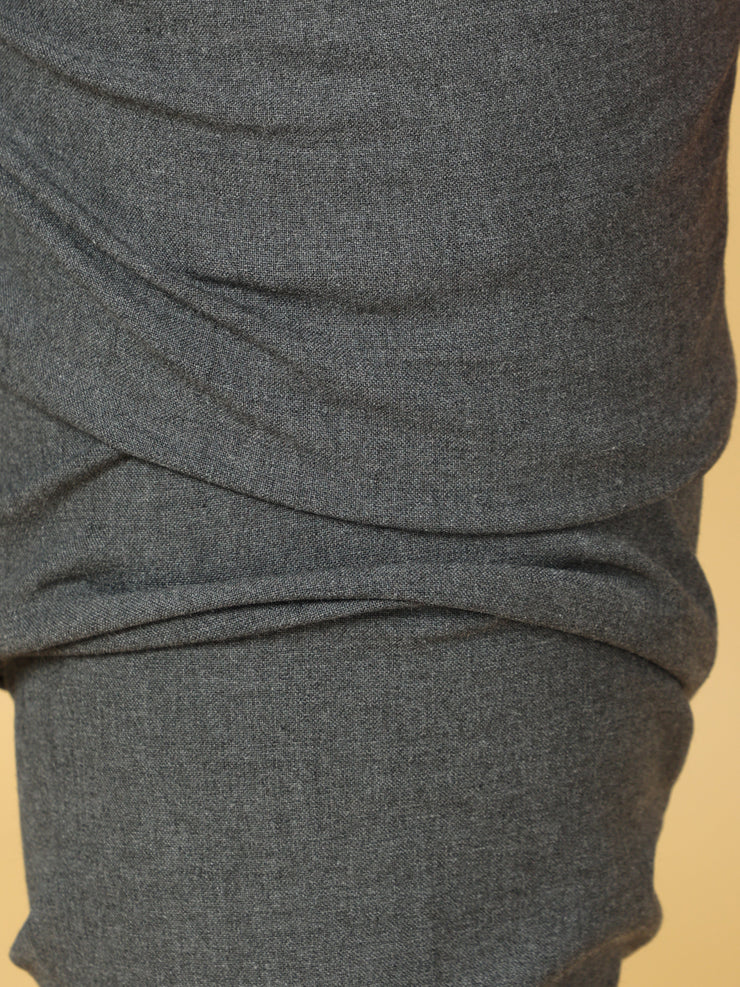 Essential Ash Grey Sleek Formal Trouser