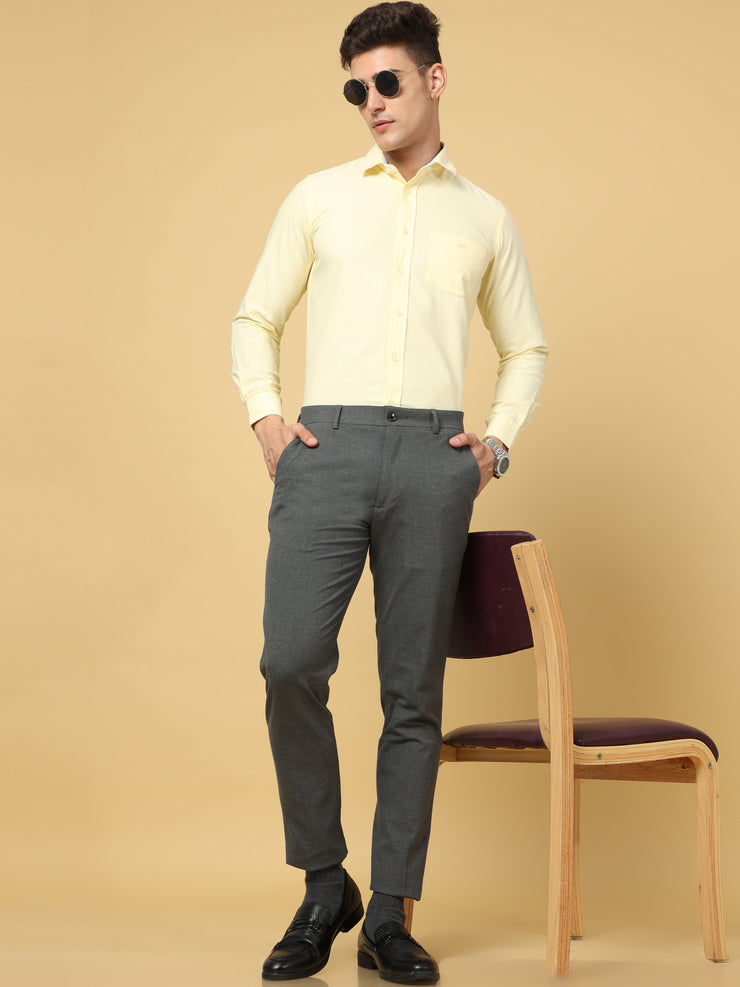 Essential Ash Grey Sleek Formal Trouser
